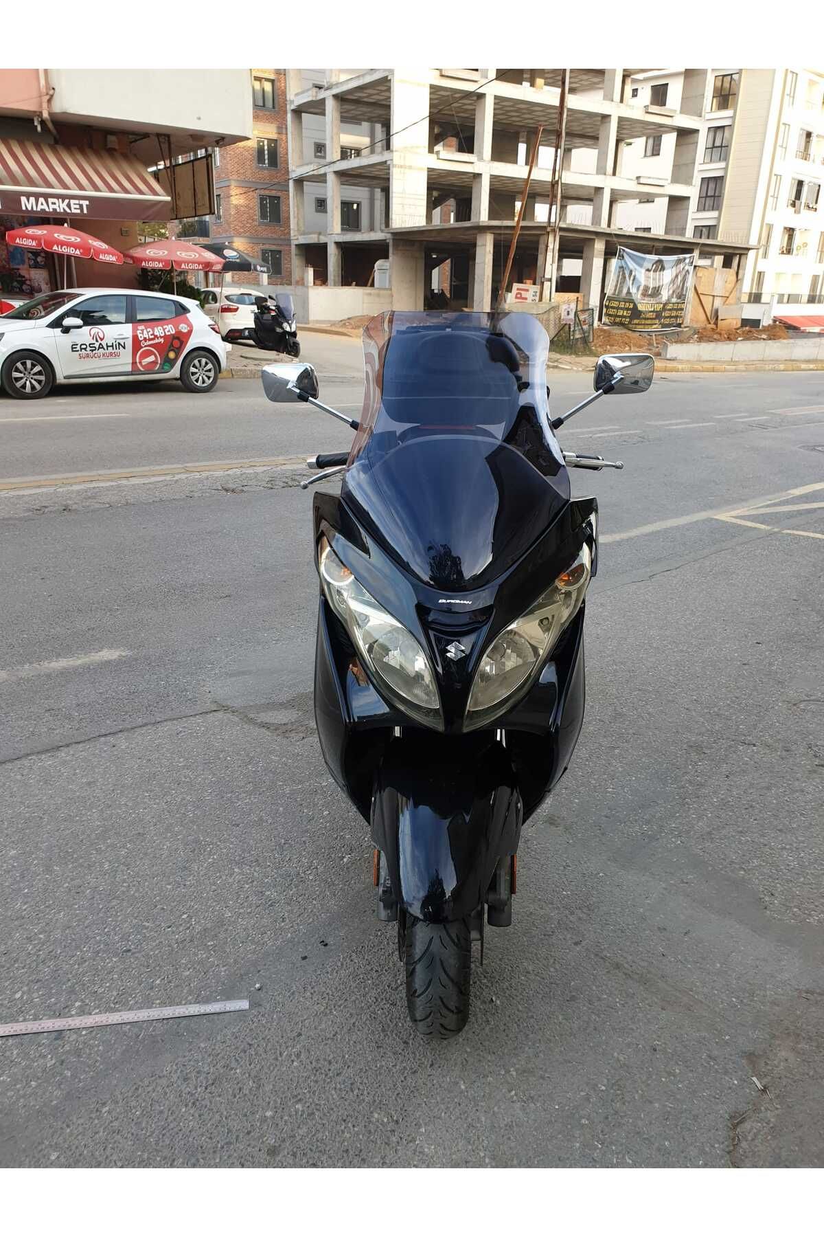 Suzuki Burgman 400 K7 Siperlik Ön Cam 2007 2015 Model 70cm Füme Renkli 4mm