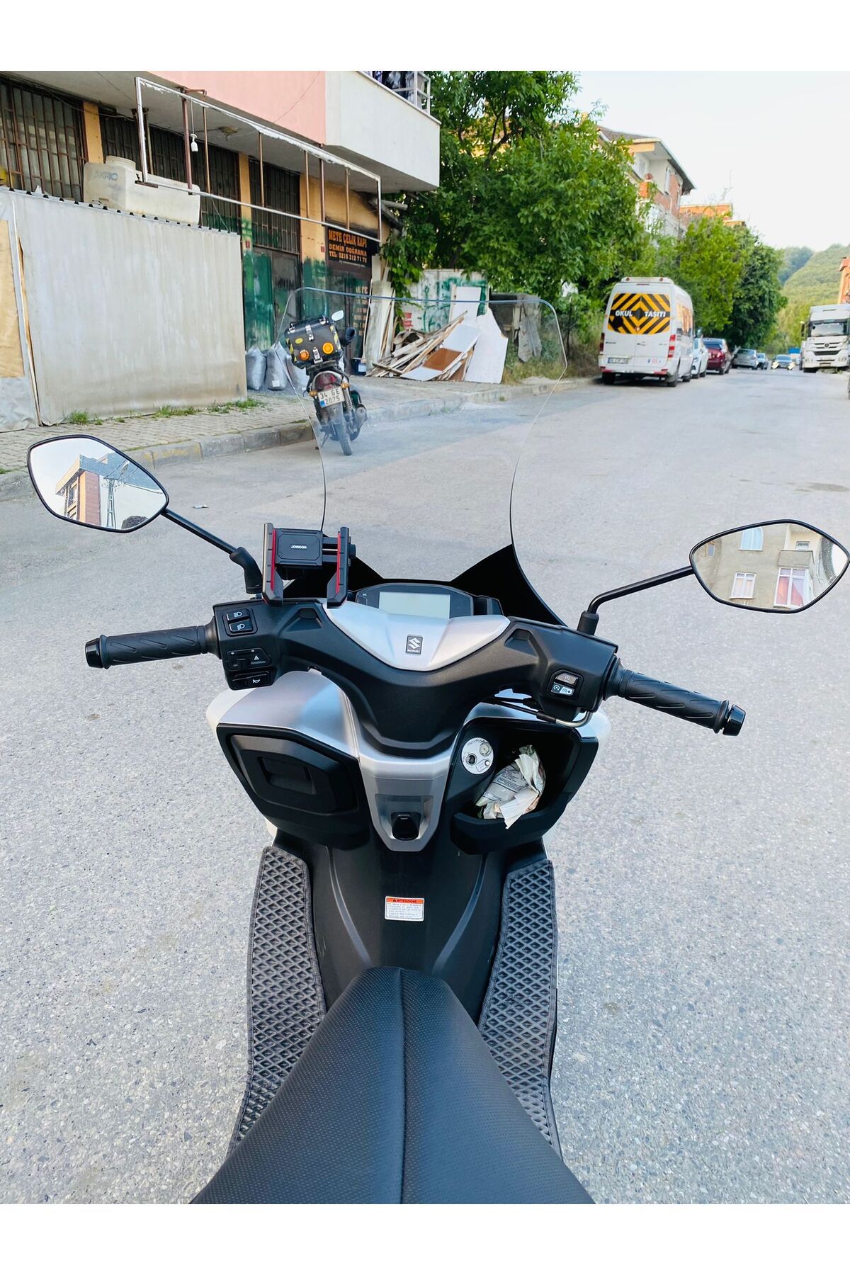 Suzuki Burgman Street EX 125 Siperlik Ön Cam 2023-2025 Model 62cm Şeffaf Renkli 4mm