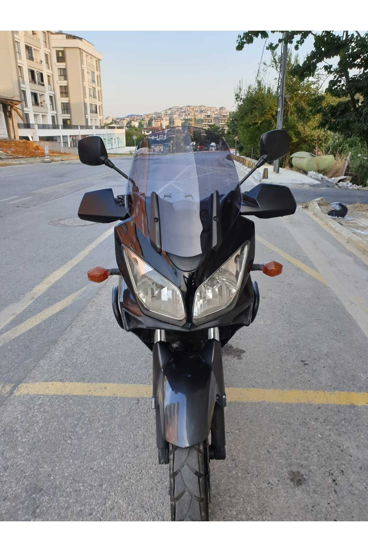 Suzuki V-strom DL 650-1000 Siperlik Ön Cam 2004-2010 Model 45cm Füme Renkli 4mm