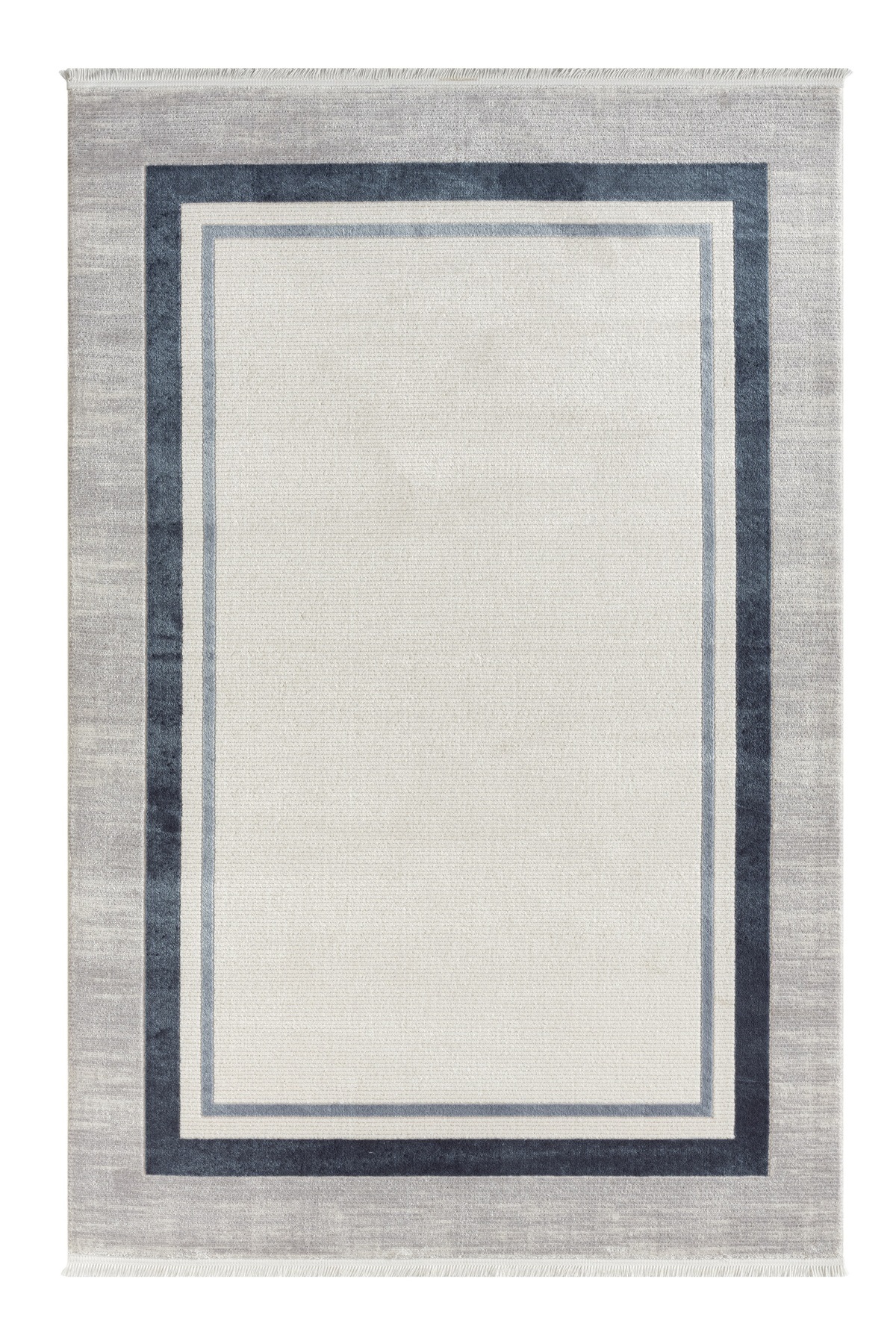 Seyran Zen Collection Acrylic Woven Carpet 7001 Blue