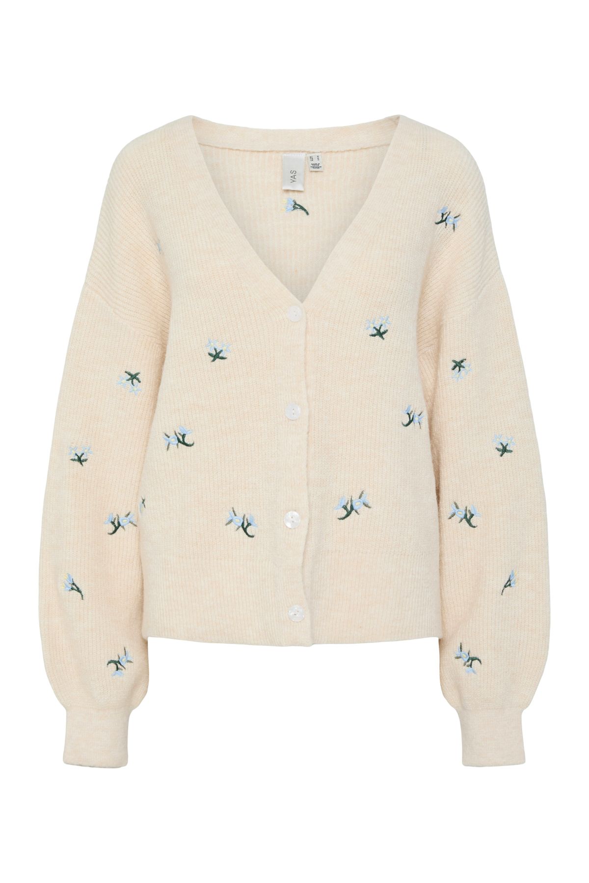YAS.-Bluzka damska z dzianiny typu pullover - Pre52/Pc26/Nyl10/Wo9/Ea3 6