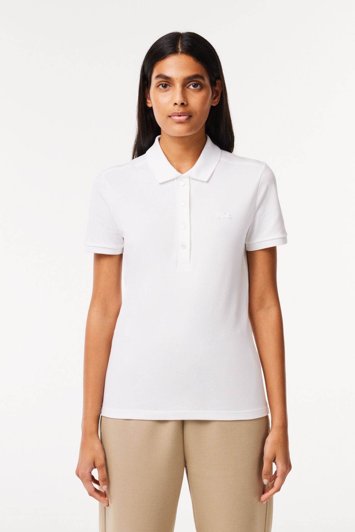 Lacoste Koszula Blanc Dla Kobiet/dziewcząt Kobieta - 40