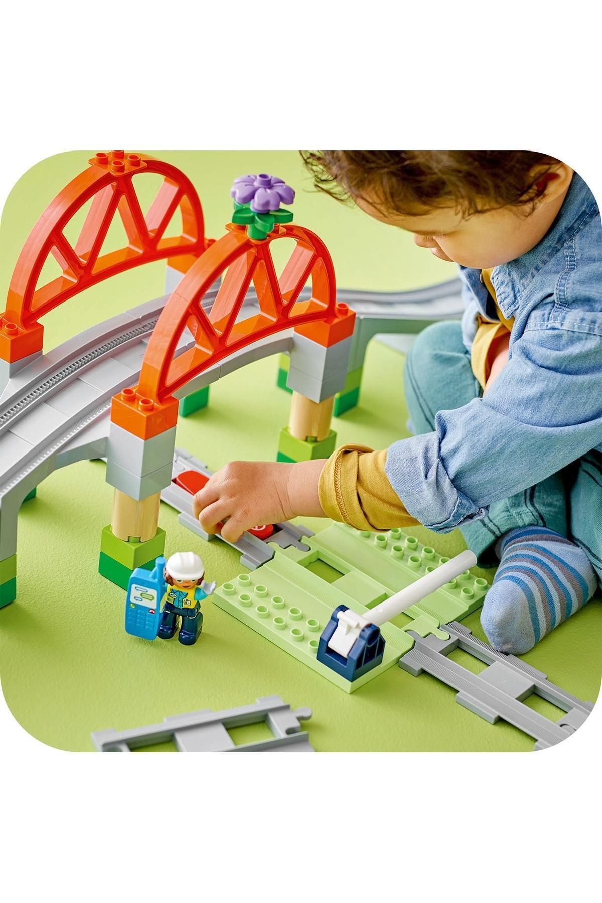 LEGO-® مجموعة توسيع جسر ومسارات قطار المدينة DUPLO® 10426 6