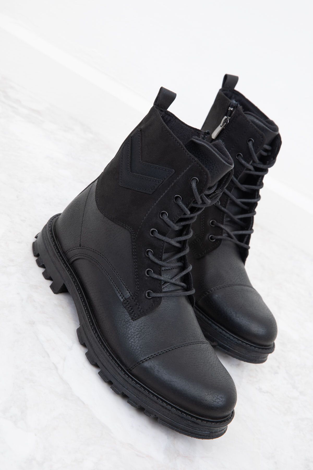 SOHO-Ανδρικές Μπότες Suede - Μαύρο, 2015 Model, Bootie 3