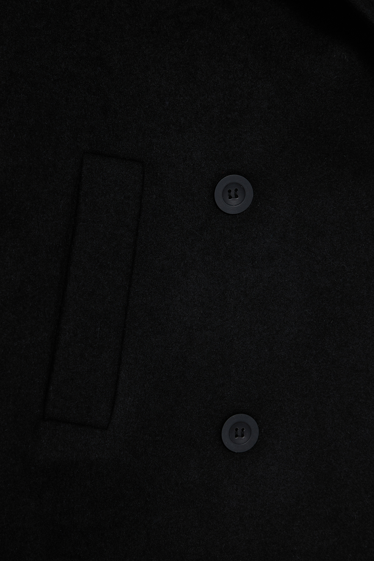 Trendyol Curve-Lined Black Double Breasted Coat - Tbbaw25Dd00016 7