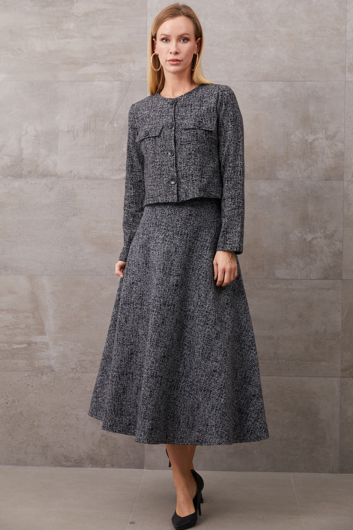 DPARİS-Front Buttoned Double Set 4