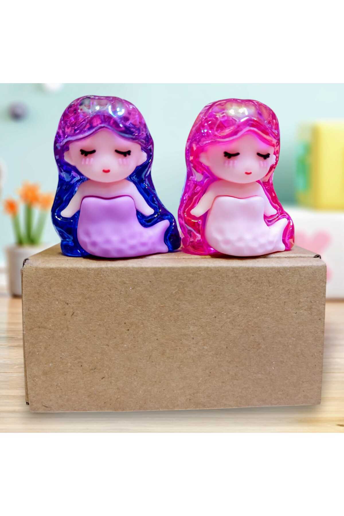 izmir yazici servis Işıltılı Deniz Kızı 2 Li Kalemtıraş Seti Mermaid