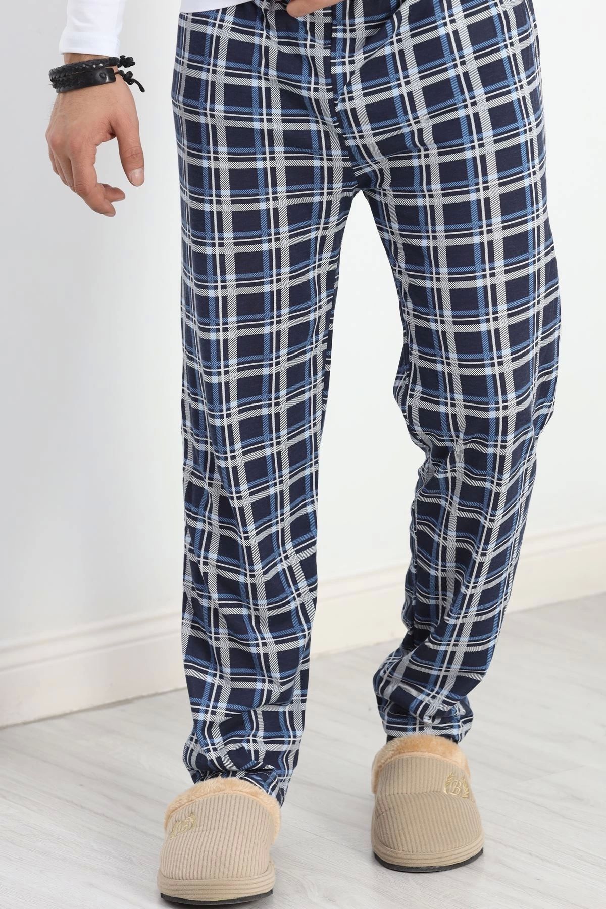 KAZAX Unisex Pijama Altı Mavilaci - 18529.1838.