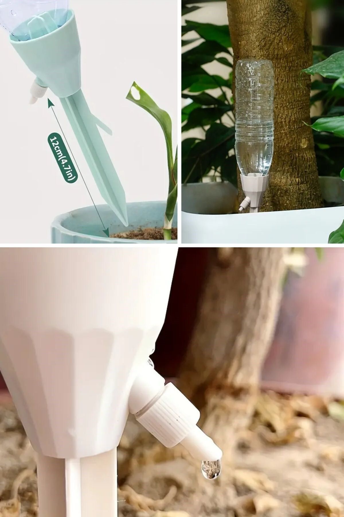Buffer-®   3-Pack Automatic Plant Watering Nails with Adjustable Flow Rate 4