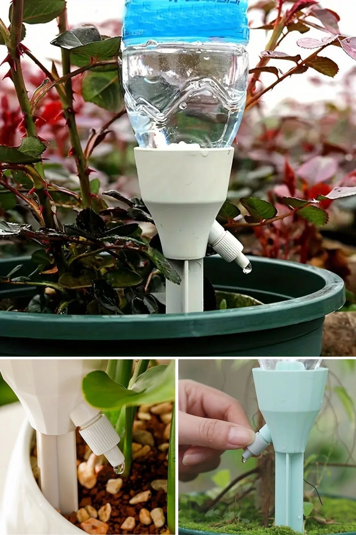 Buffer-®   3-Pack Automatic Plant Watering Nails with Adjustable Flow Rate 3