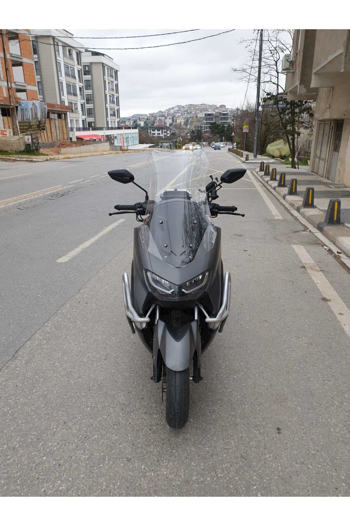 Falcon Cmax 155 Siperlik Ön Cam 2023-2025 Model 65cm Şeffaf Renkli 4mm ORTA BOYLU CAM