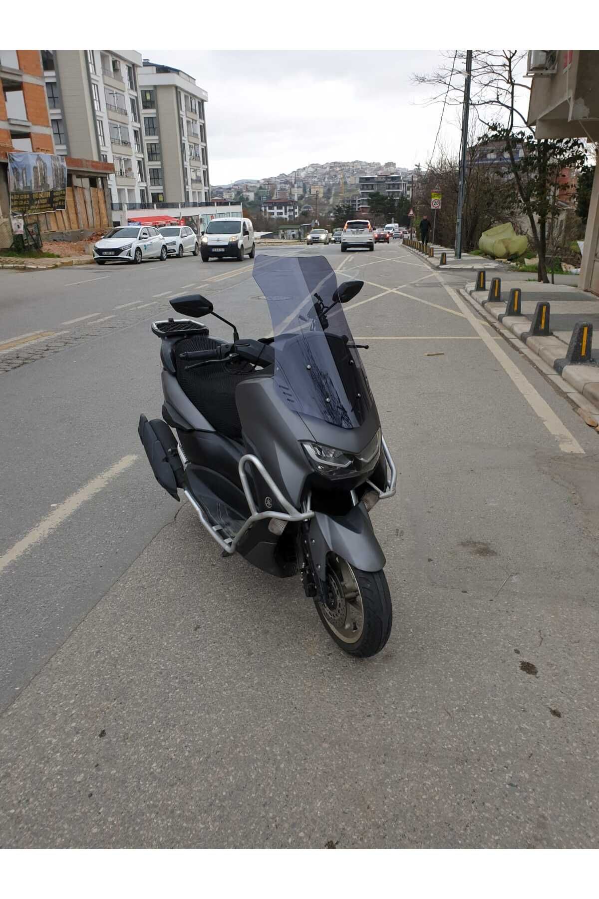 Falcon Cmax 155 Siperlik Ön Cam 2023-2025 Model 65cm Füme Renkli 4mm ORTA BOYLU CAM