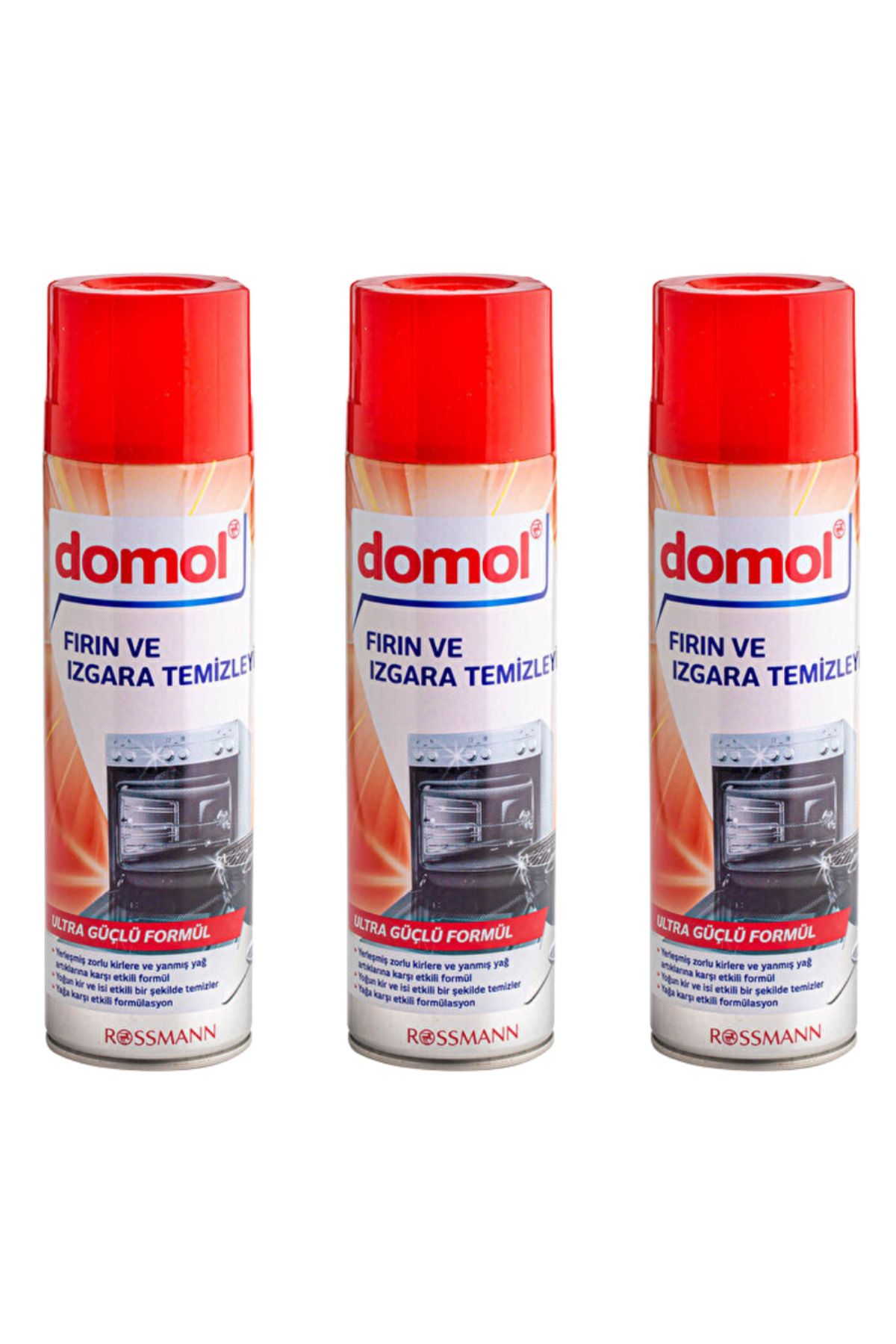 3M Domol Fırın Ve Izgara Temizleyici 3 Adet ( 3x 500ml ) 3613074