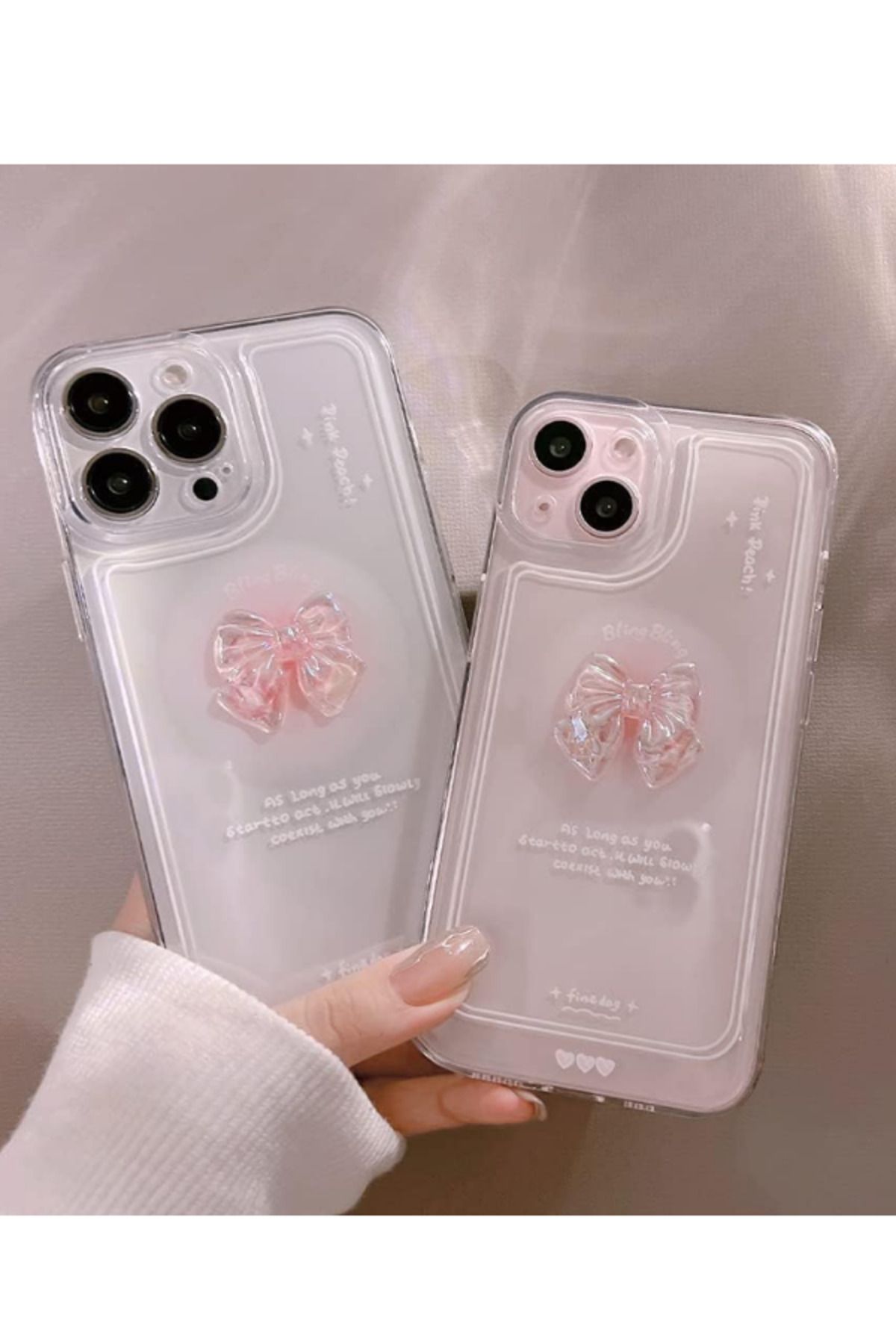 KVK PRİVACY-حافظة متوافقة مع هاتف Apple Iphone 16 Pro Max، غطاء ناعم "3D Ribbon" شفاف مع حماية للكاميرا 3