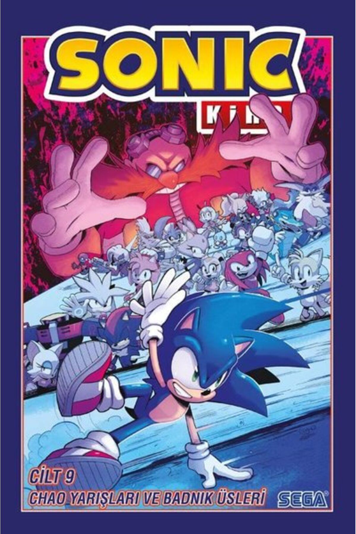 Presstij Kitap Kirpi Sonic Cilt 9 - Chao Yarışları ve Badnik Üsleri