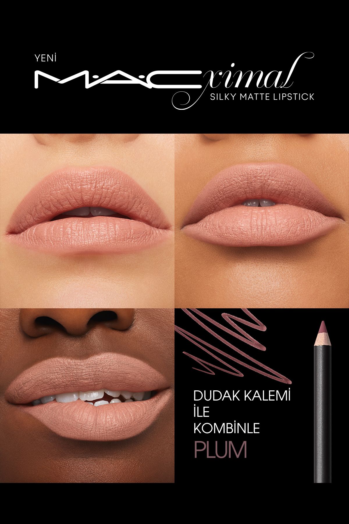 Mac M·A·CXIMAL Silky Matte Lipstick Nemlendirme Etkili Yoğun Renk Sağlayan Ruj - Honeylove-5