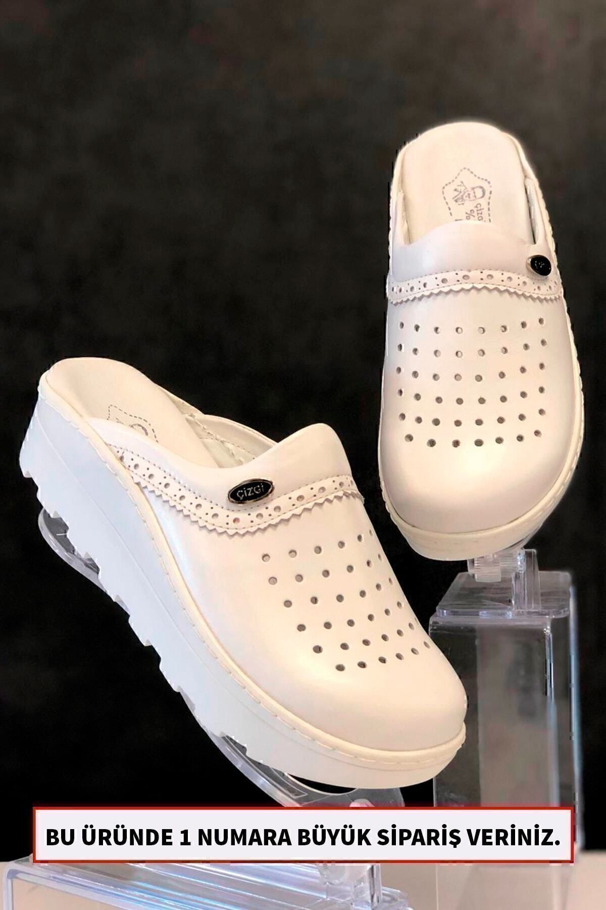 pantoufles orthopédiques en cuir véritable femmes sabo médecin infirmière hôpital pantoufles