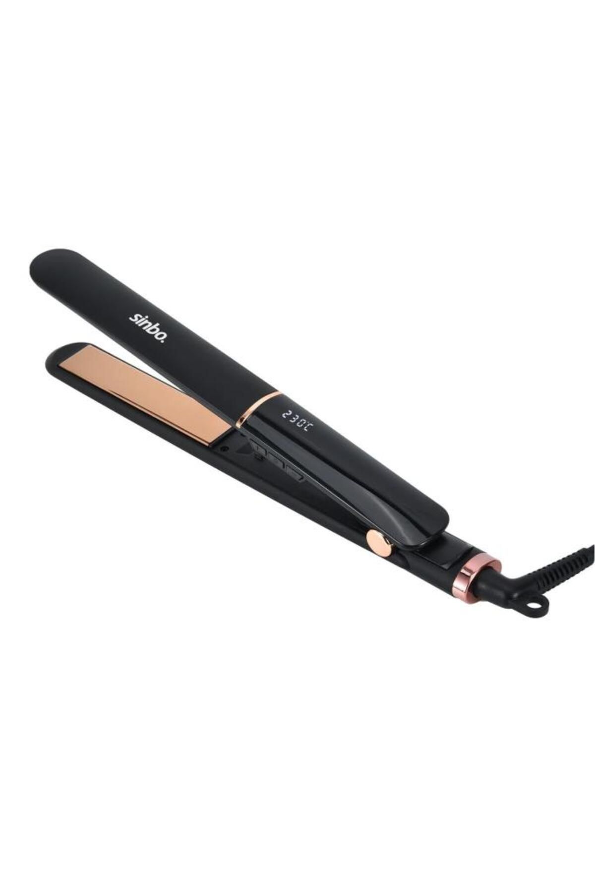 Sinbo-Shd-1710 Black Digital Hair Straightener - Heat Adjustment Tongs 1