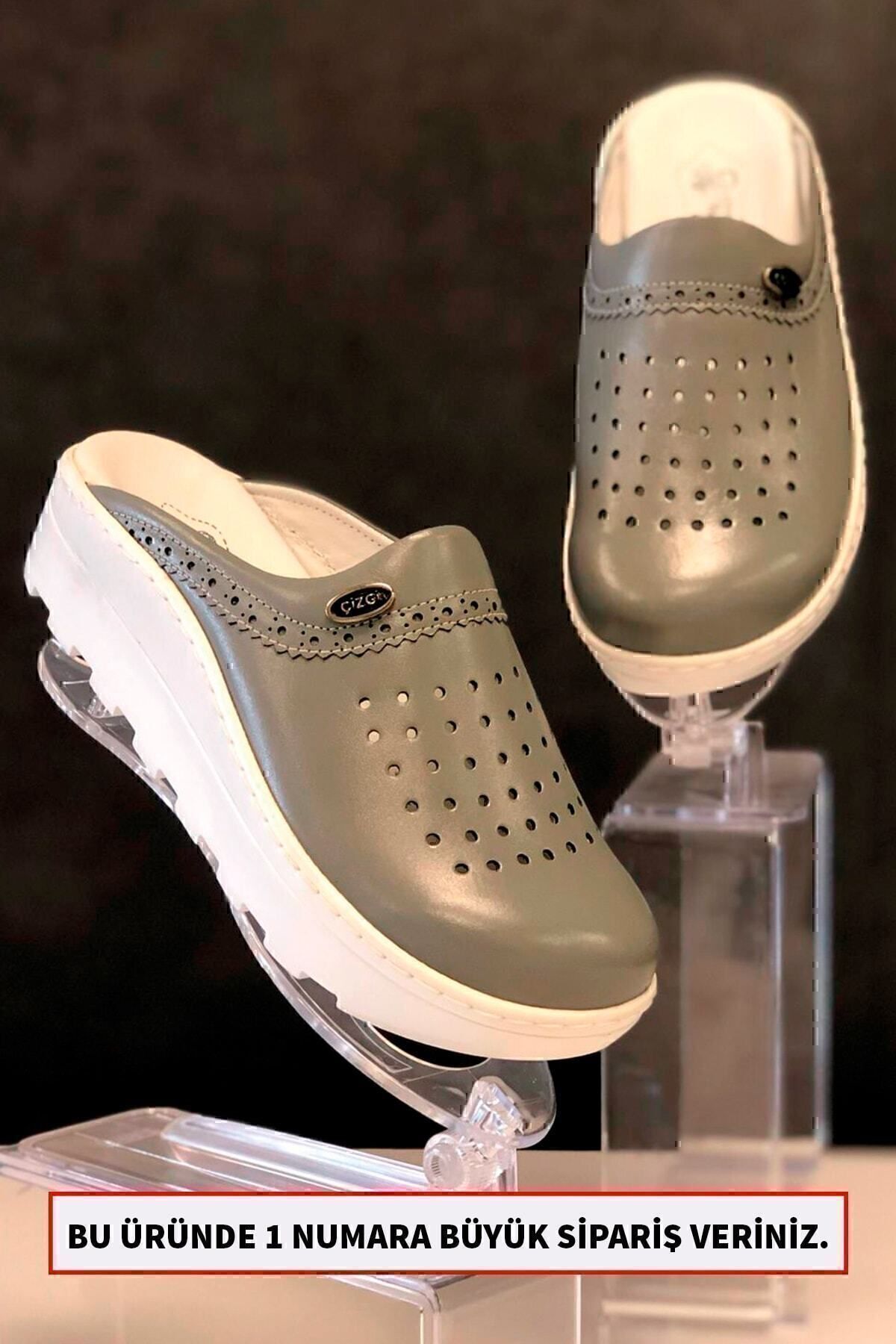 cuir véritable gris femmes sabo pantoufles orthopédiques médecin infirmière hôpital pantoufles