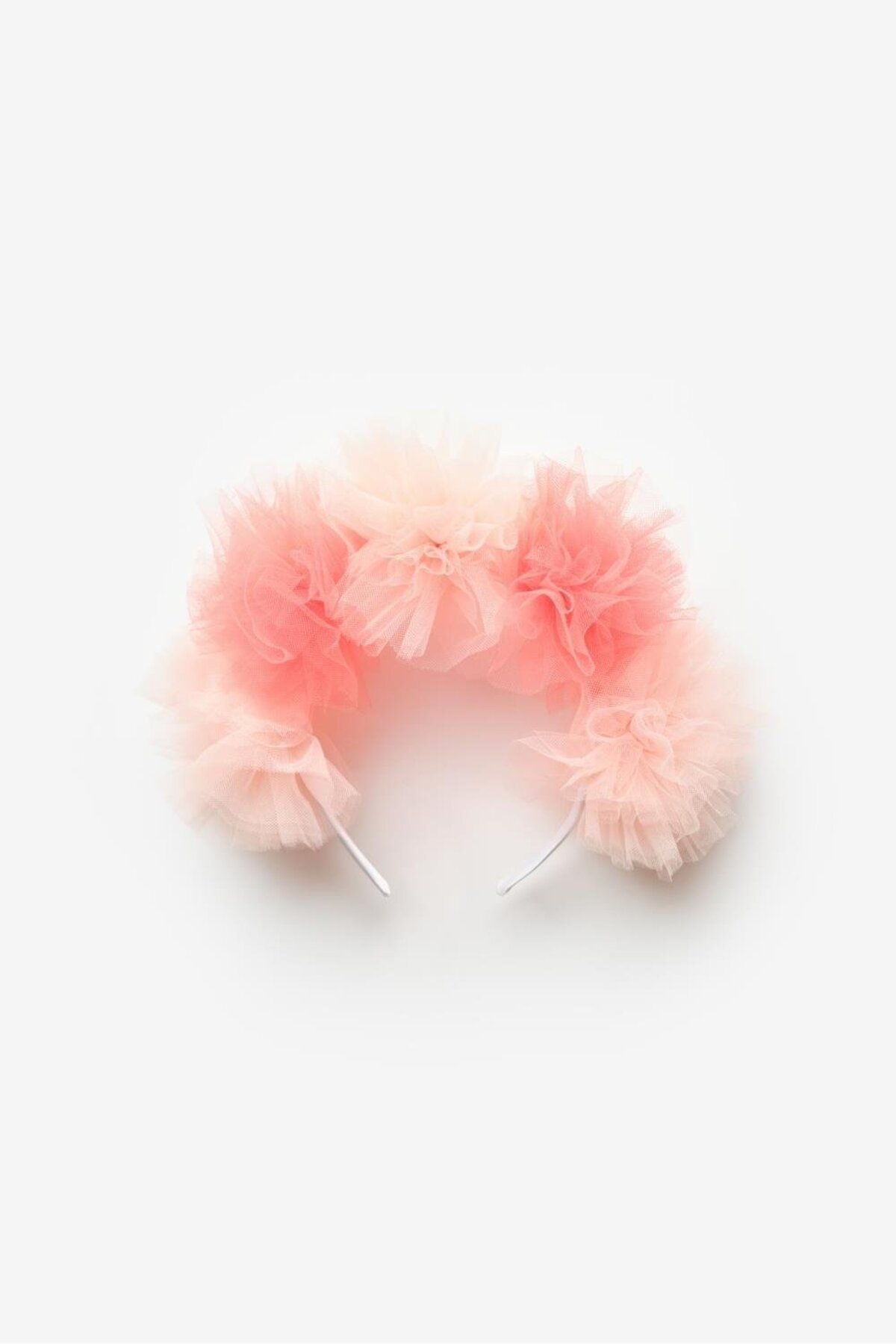 Le Mabelle-Powder 5-Piece Girl's Crown with Tulle Pompom 4