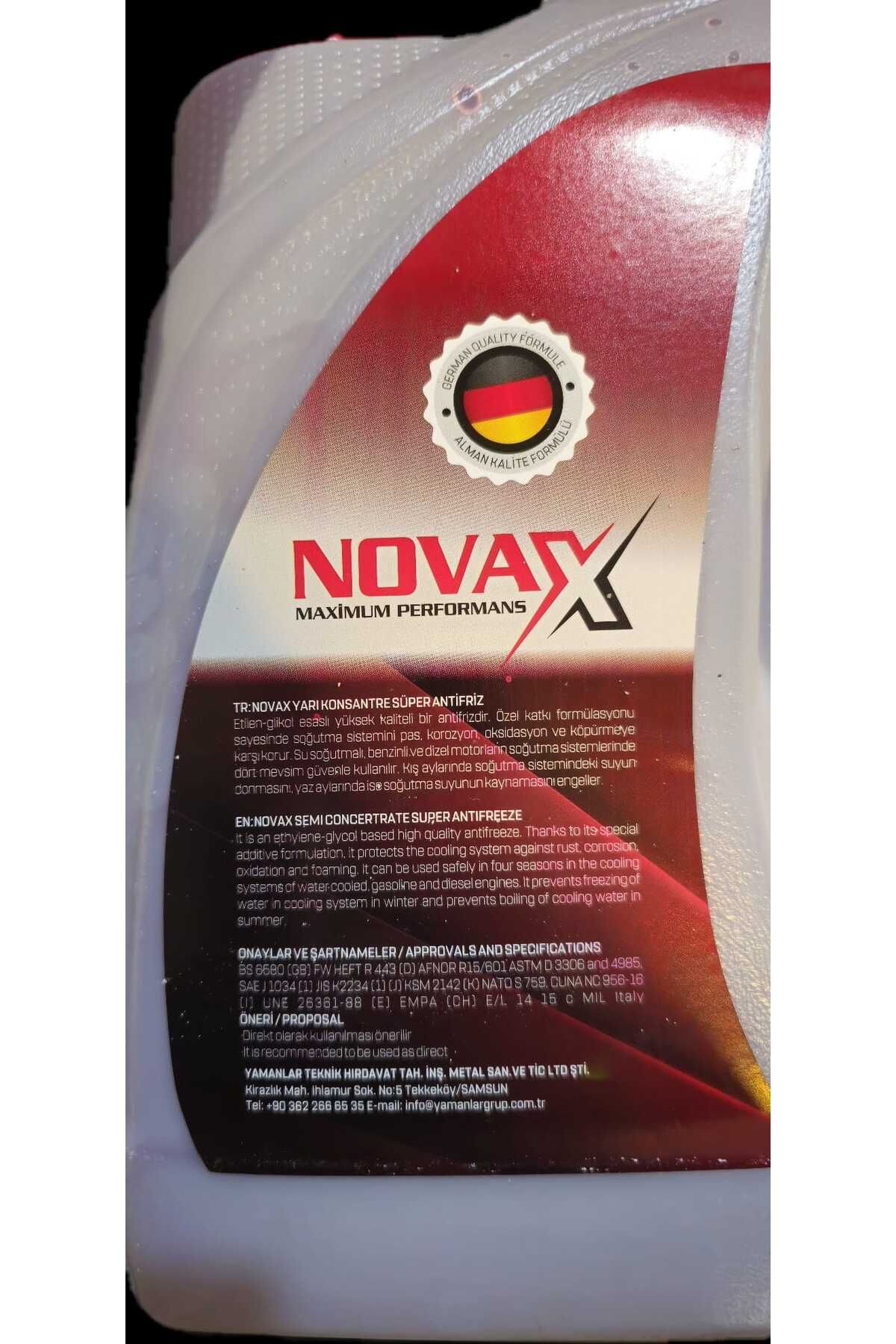 Novax Kesimalmarket Antifiriz 3 Lt Kırmızı -42C