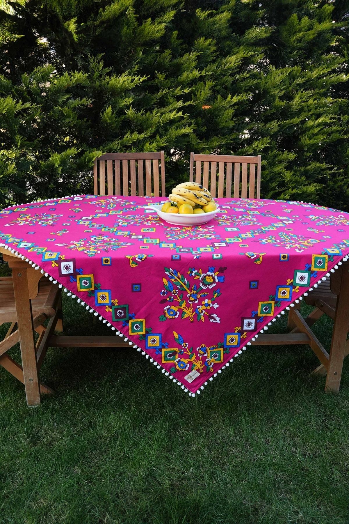 RH Rosehan-Ethnic Patterned Tablecloth 1