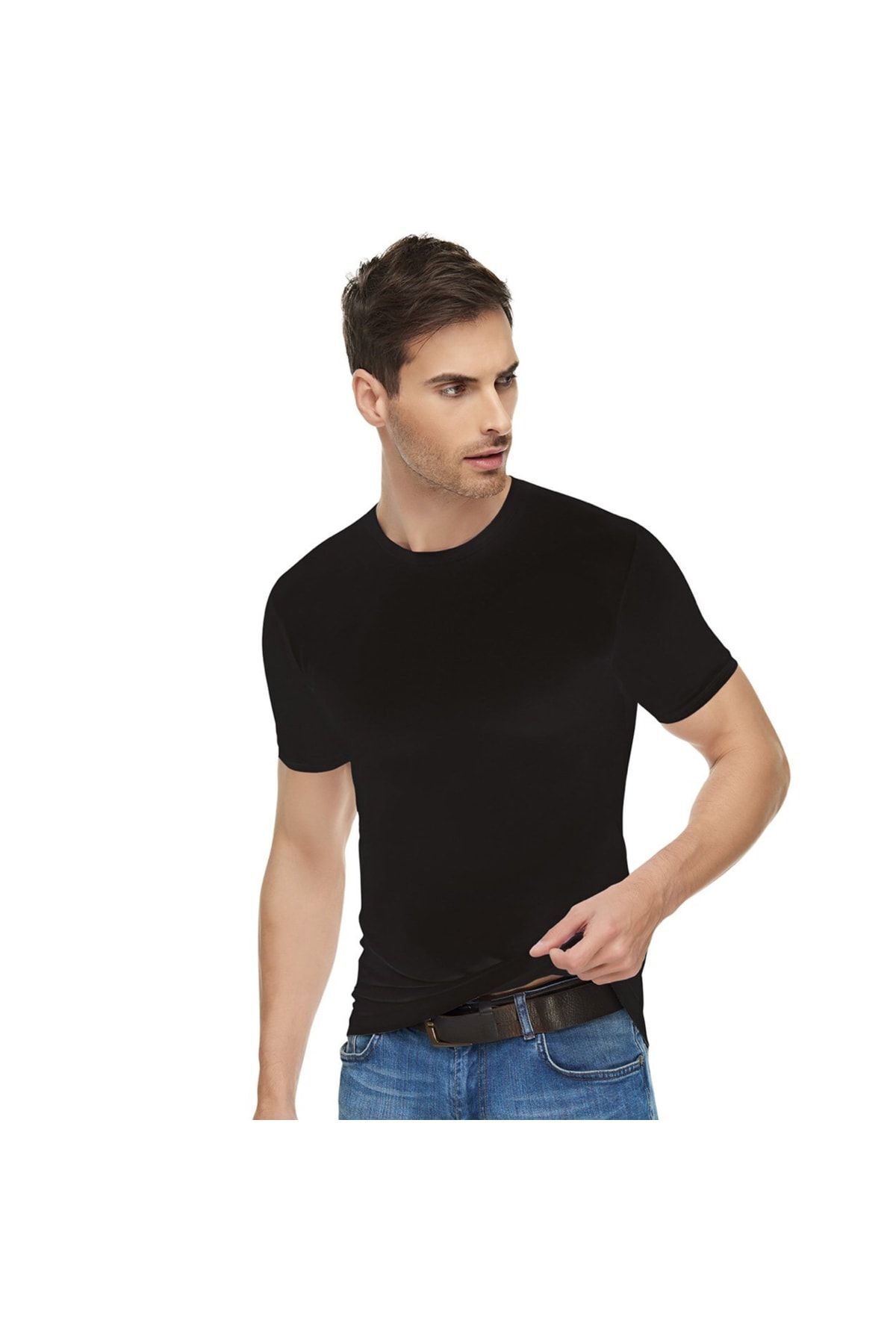 Tutku Elit  2’li Paket Elestan Erkek Sıfır Yaka Body Yeni Sezon - Görsel 5