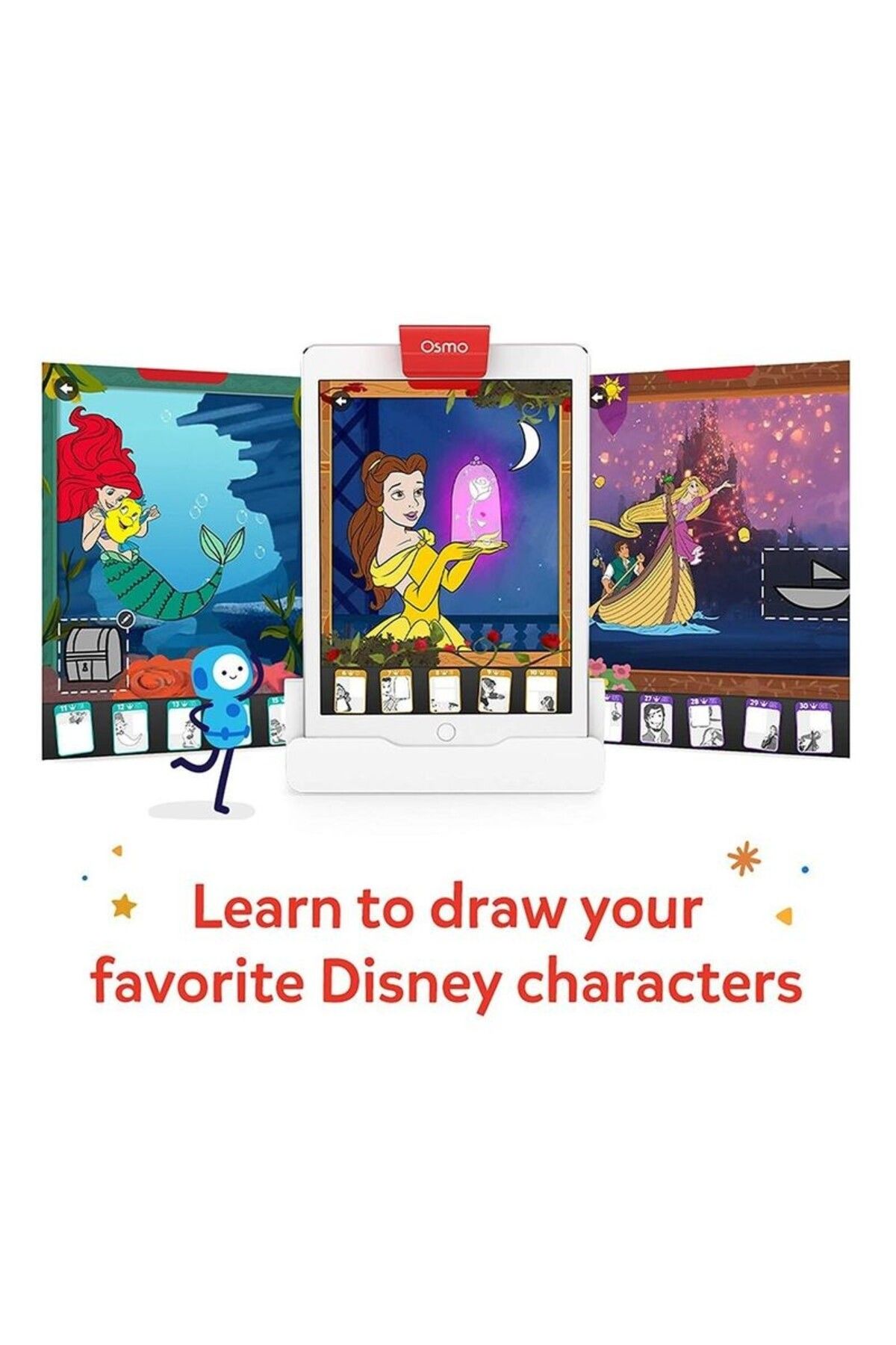 Osmo-Super Studio Disney Princess Fun Drawing - Tutorial Activity for Ages 5-11 3