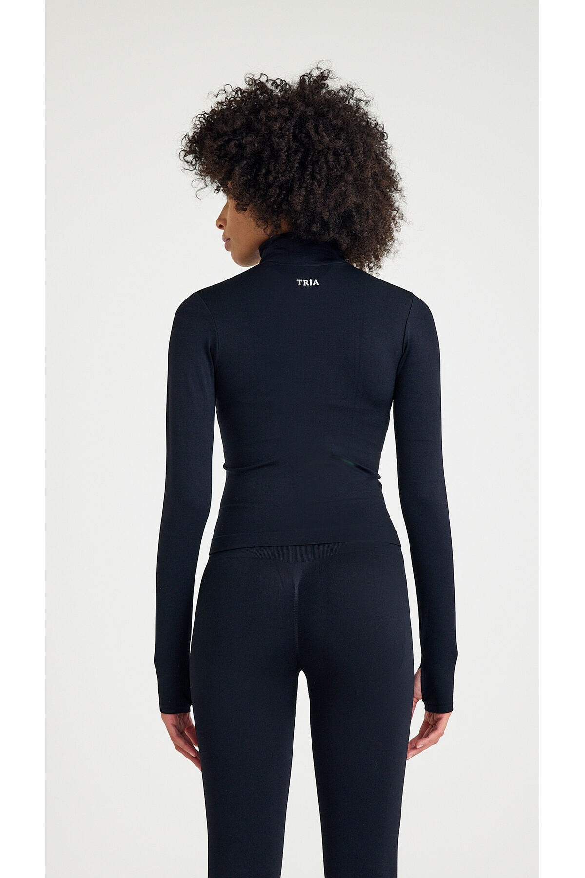 Tria Body Seamless, fermuarlı , parmak geçmeli spor ceket üst görsel 6