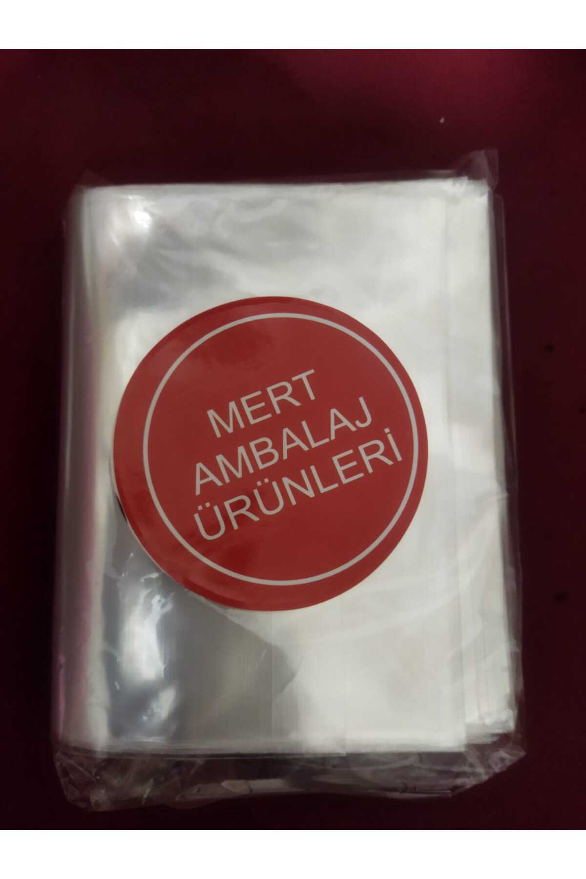 MERT AMBALAJ ÜRÜNLERİ 13*20 Bantsız Jelatin Poşet Parlak Kurabiye Ve Şekerleme Poşeti 150 Adet