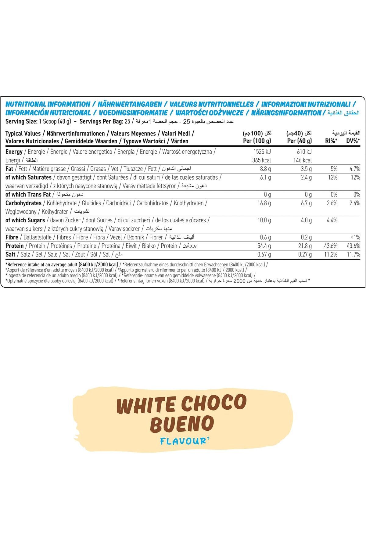 applied nutrition-Applied Nutrition Protein Cookie Dough, White Choco Bueno, 1 kg 4