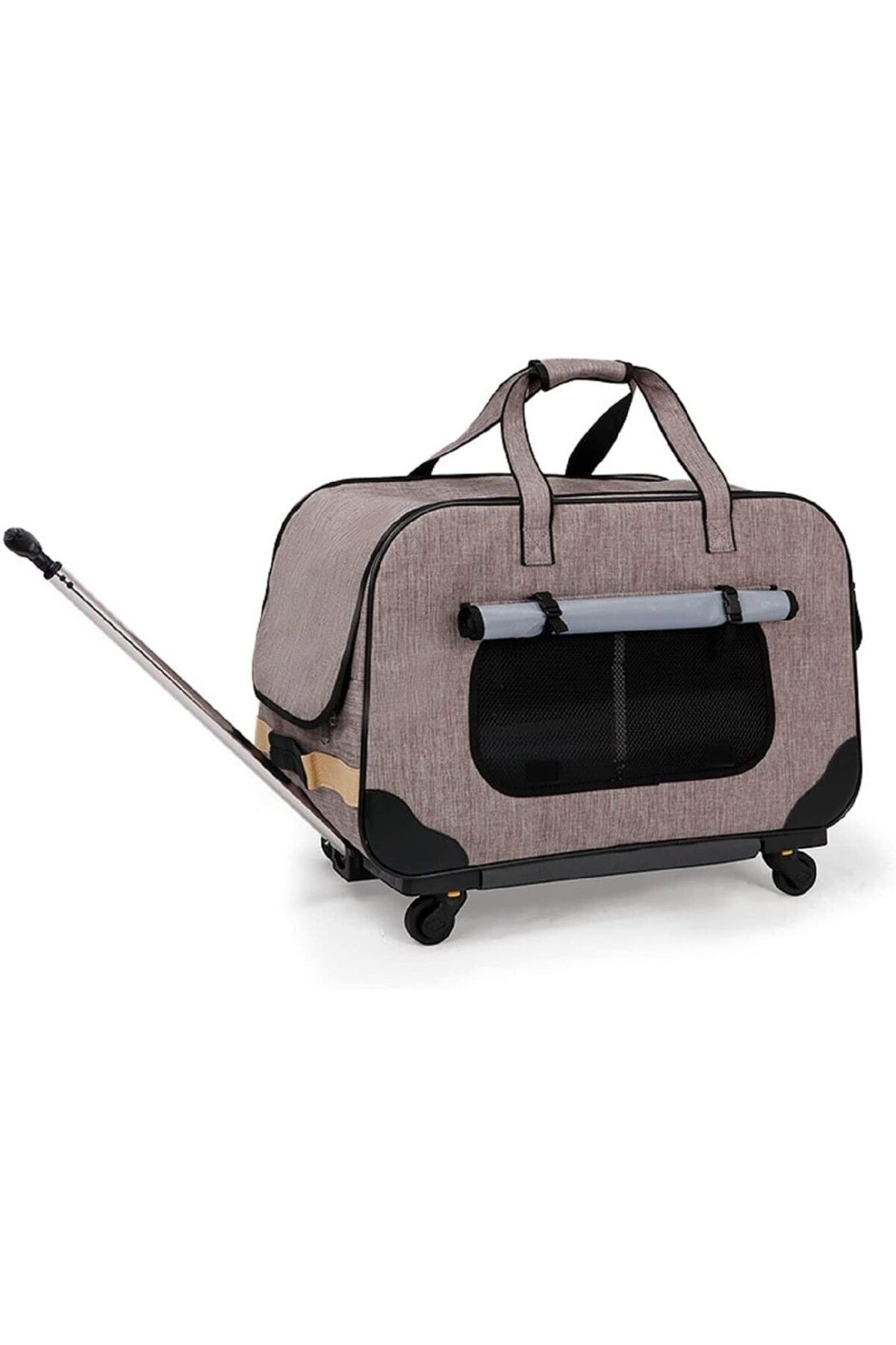 NC-Foldable Pet Carrier with Wheels, for Small Dogs and Cats 1