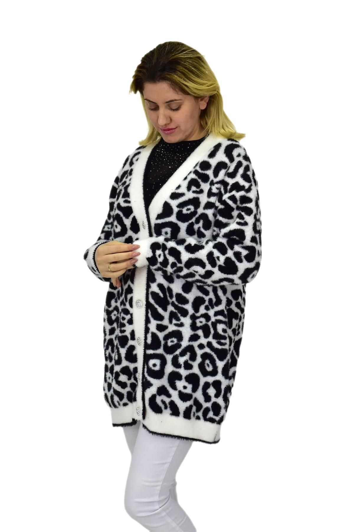 Nefise-Women's Leopard Pattern Cardigan 101002   Bgl-St04079 6