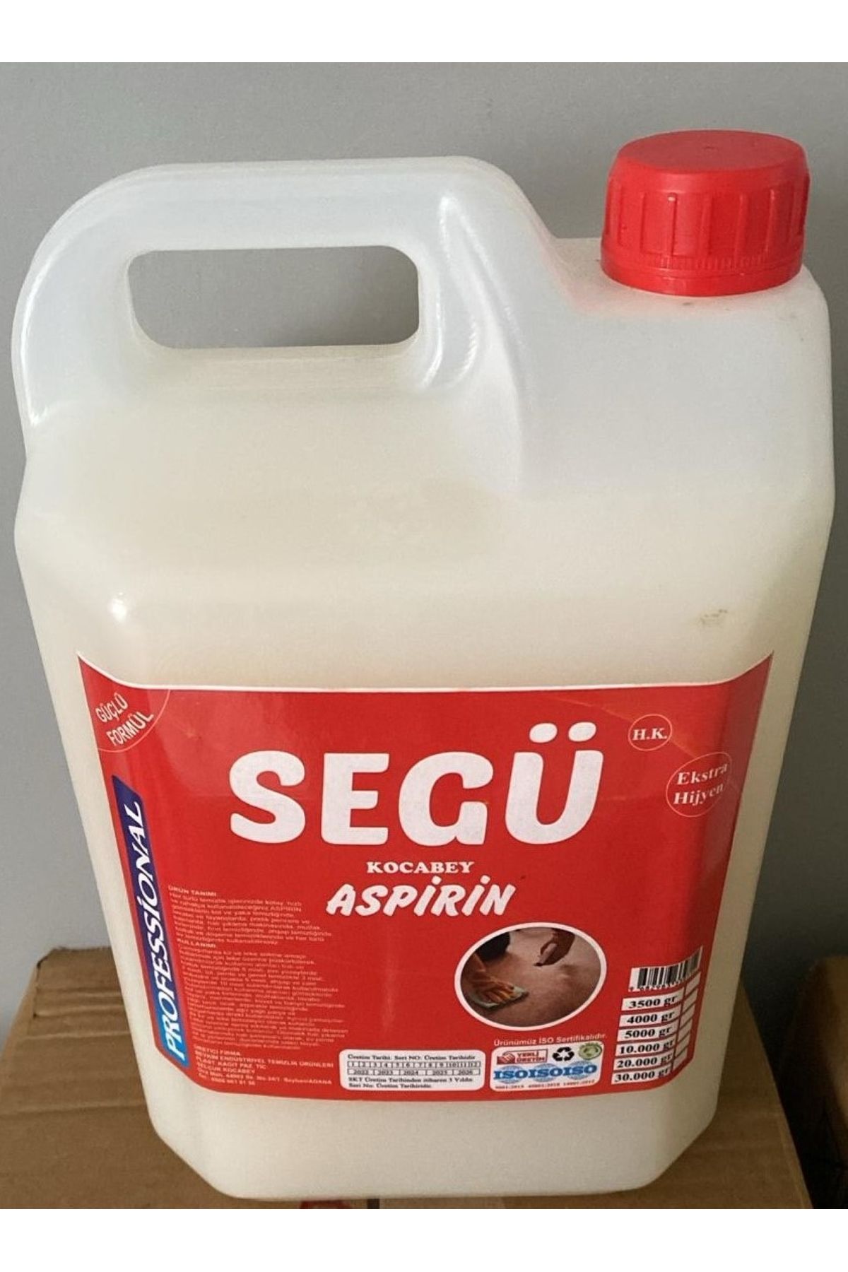 SEGÜ 5 LT/5 KG LEKE VE KİR ÇIKARICI