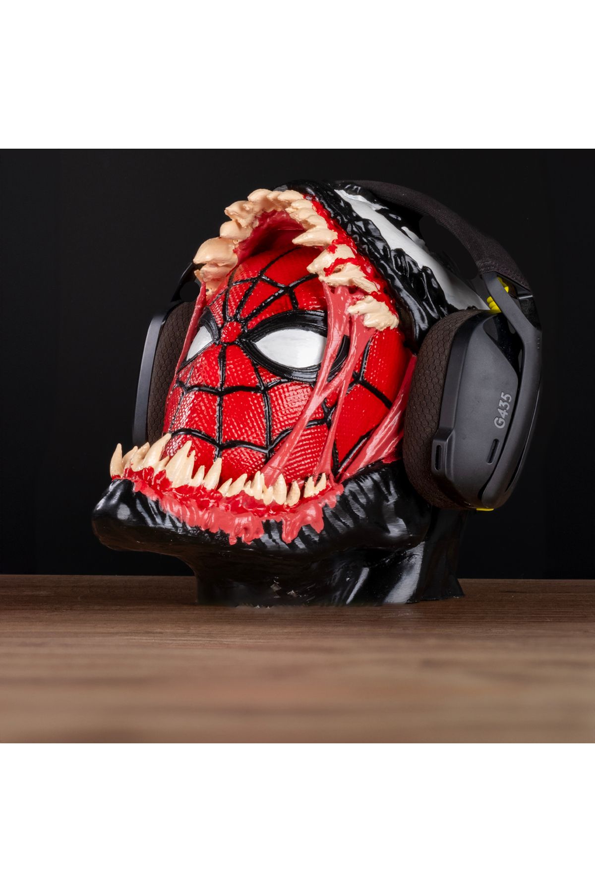 Flexilab Spider-Man Venom Kulaklık Standı - 21x30 cm | Şık ve İkonik Tasarım