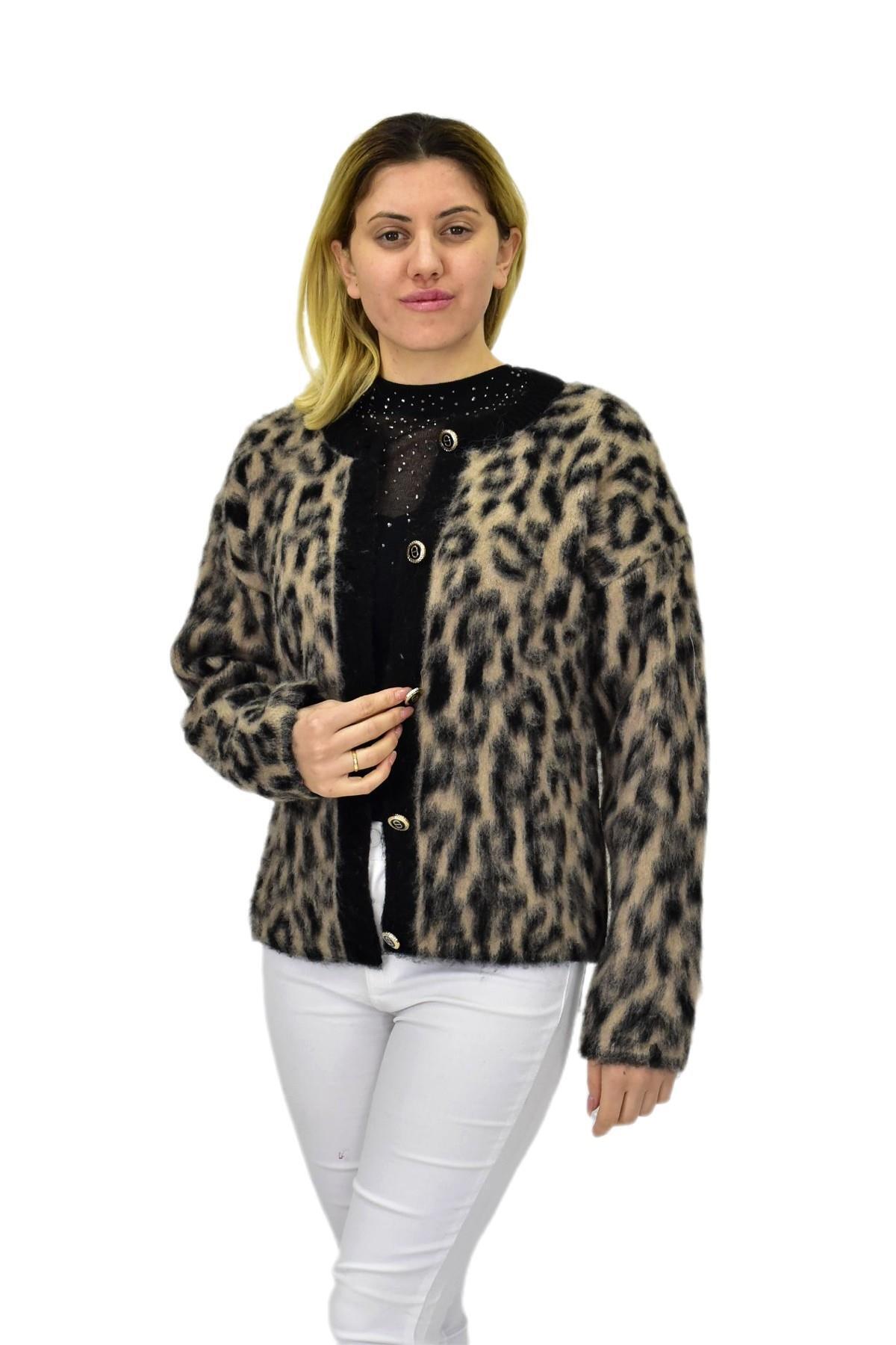 GÜLSELİ-Women's Soft Knitwear Cardigan Bgl-St04088 4