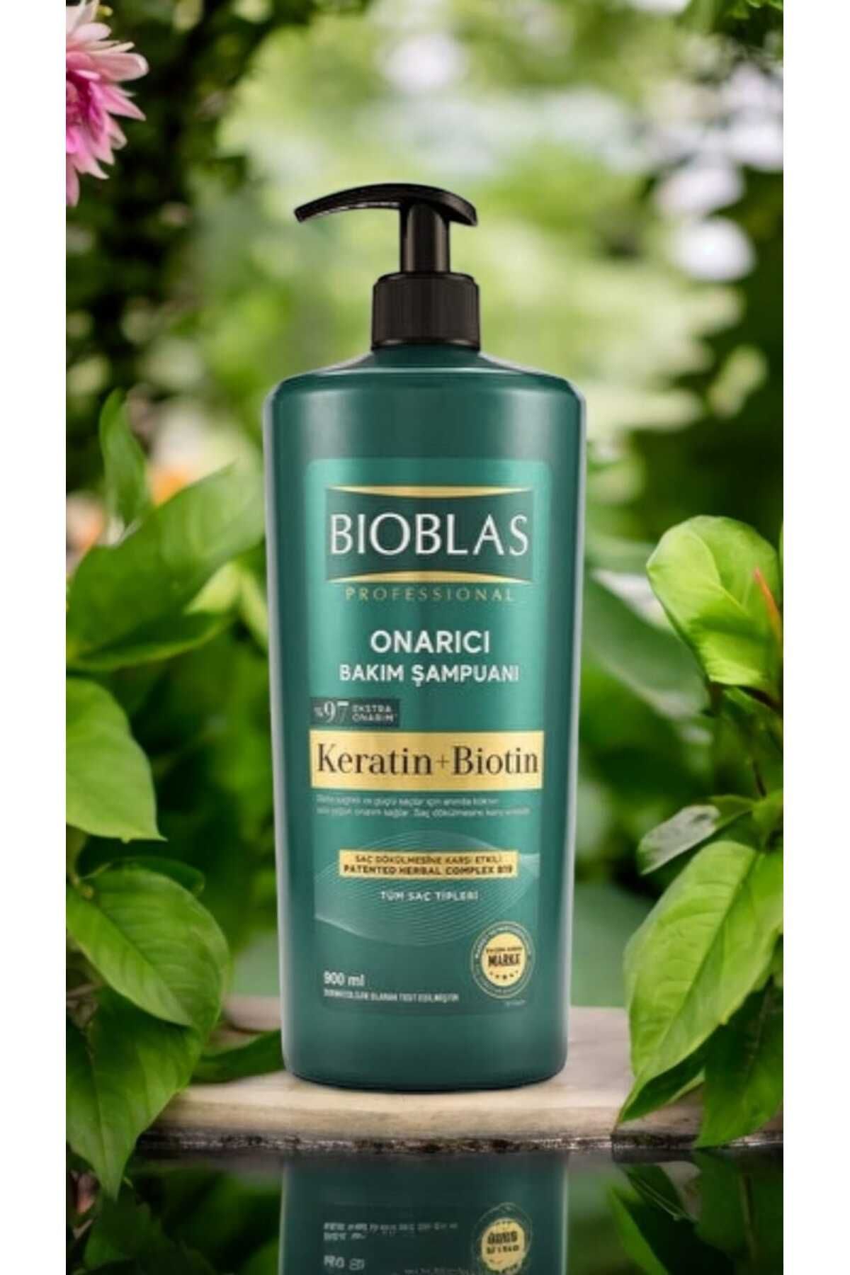 Keratin ve Biotin Şampuan 900 ml (Saç Onarıcı) - 4