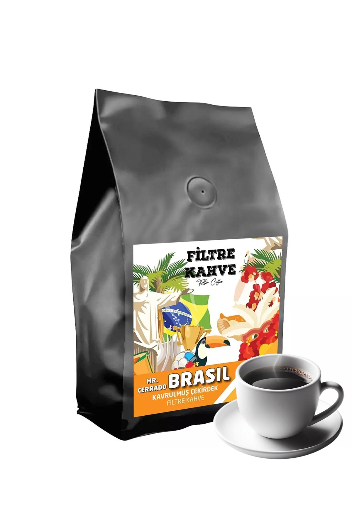 OrdoVeni Mr.cerrado Brasil Kavrulmuş Çekirdek Filtre Kahve 250 Gr- Geleneksel Lezzet, Taze Ve Pratik - Coffee