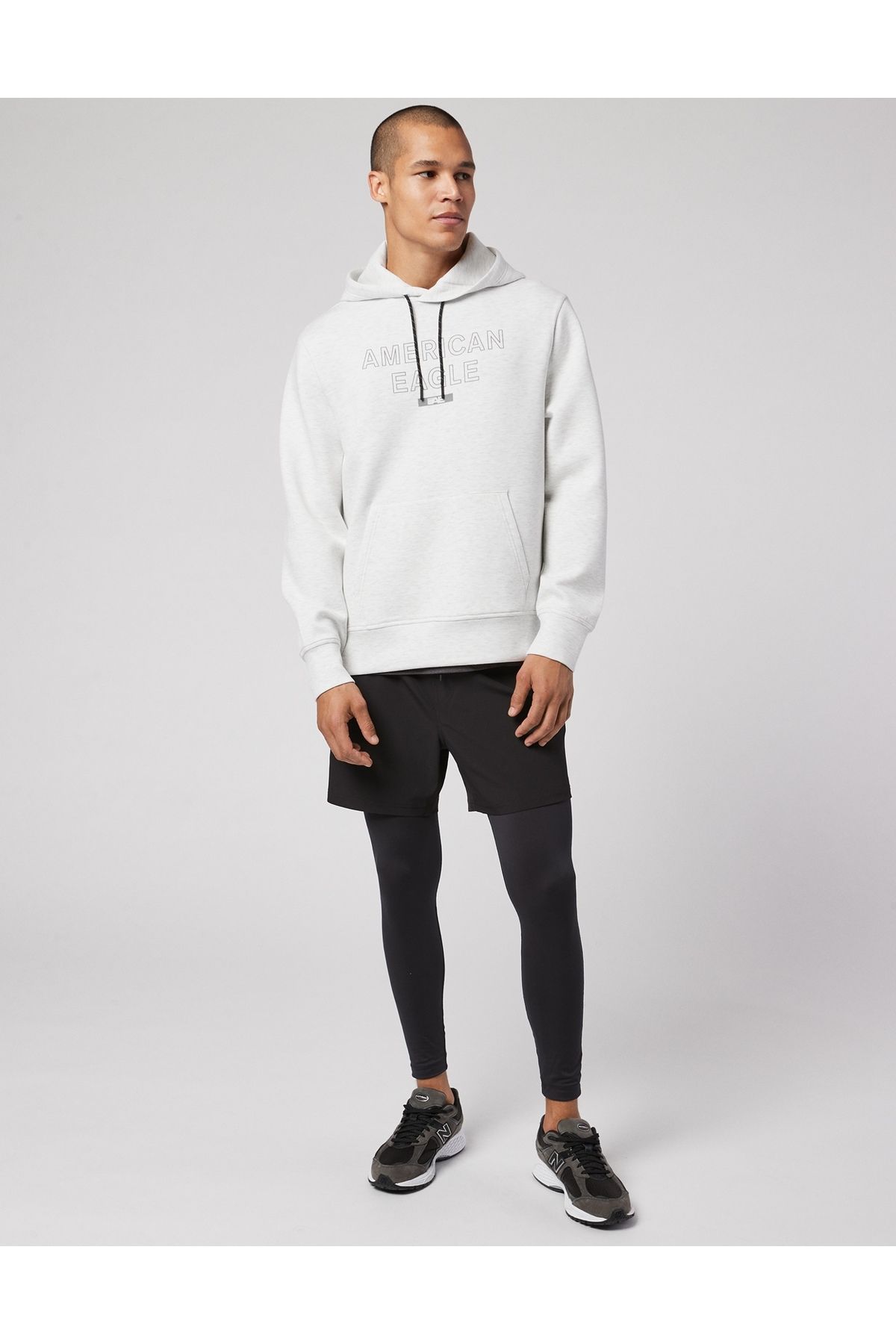 AMERICAN EAGLE-AE 24/7 Good Vibes Colorblock Hoodie 4