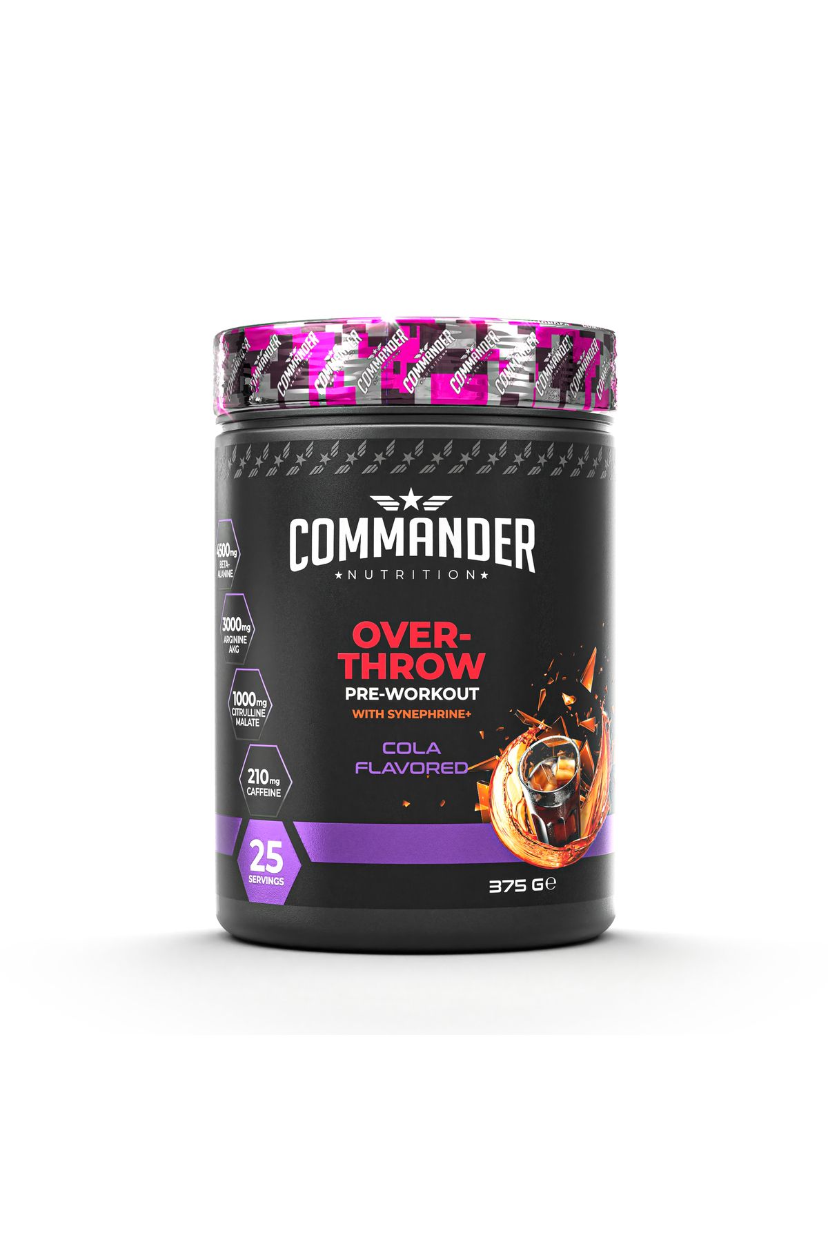 Commander Nutrition Overthrow Pre-Workout 375g