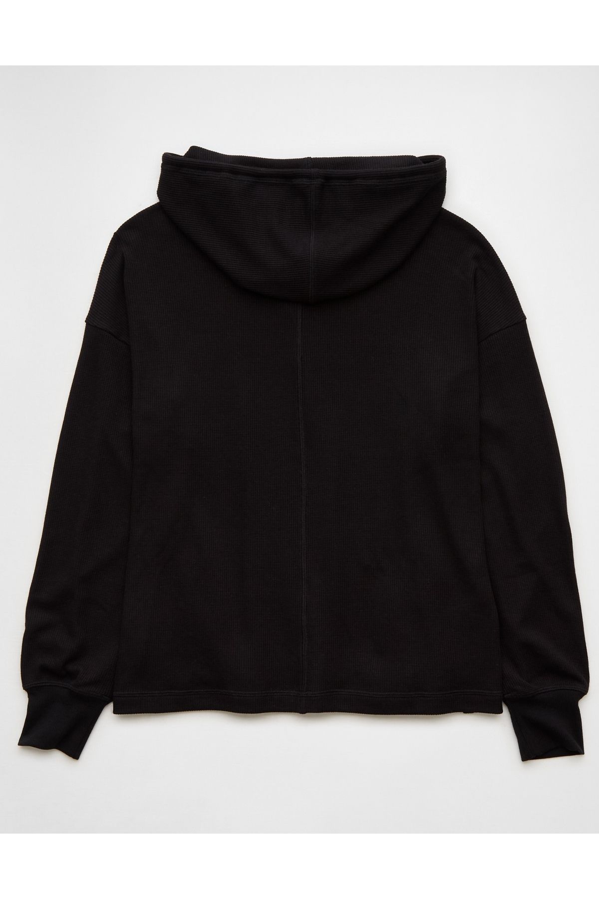 AMERICAN EAGLE-AE Oversized Waffle Hoodie 5