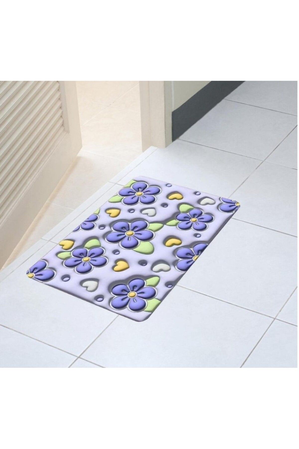 STARSTUFFS-Ultra Absorbent 3D Floral Bath Mat 4