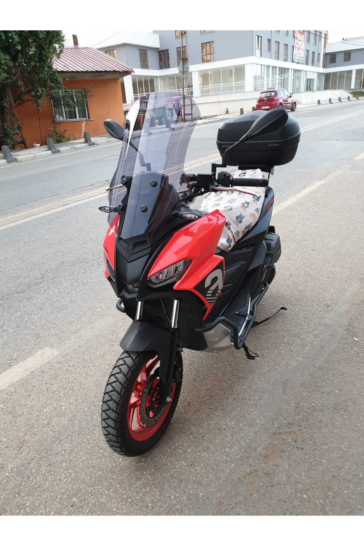 Aprilia SR GT 200 Siperlik Ön Cam 2021-2025 Model 58cm Füme Renkli 4mm