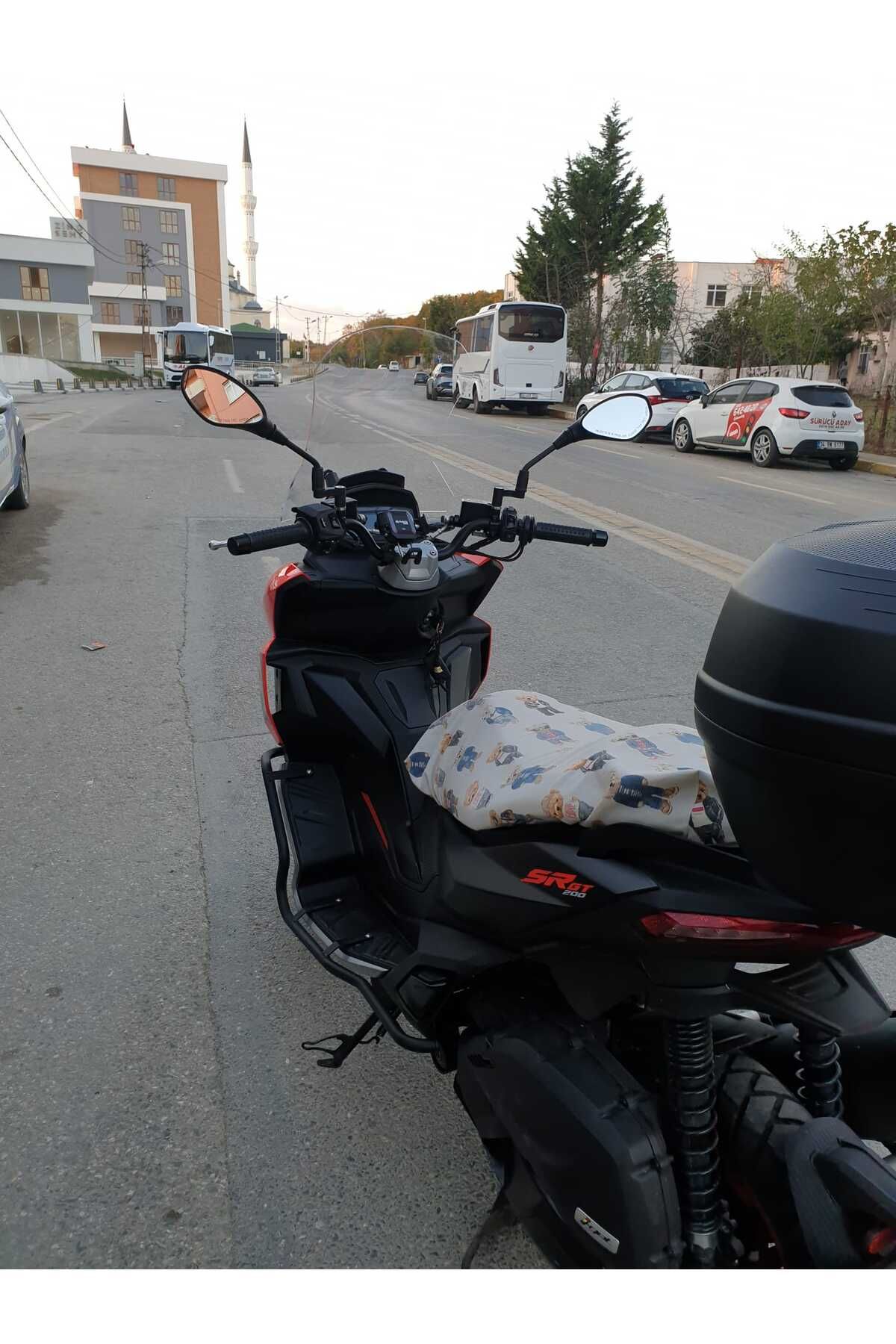 Aprilia SR GT 200 Siperlik Ön Cam 2021-2025 Model 58cm Şeffaf Renkli 4mm