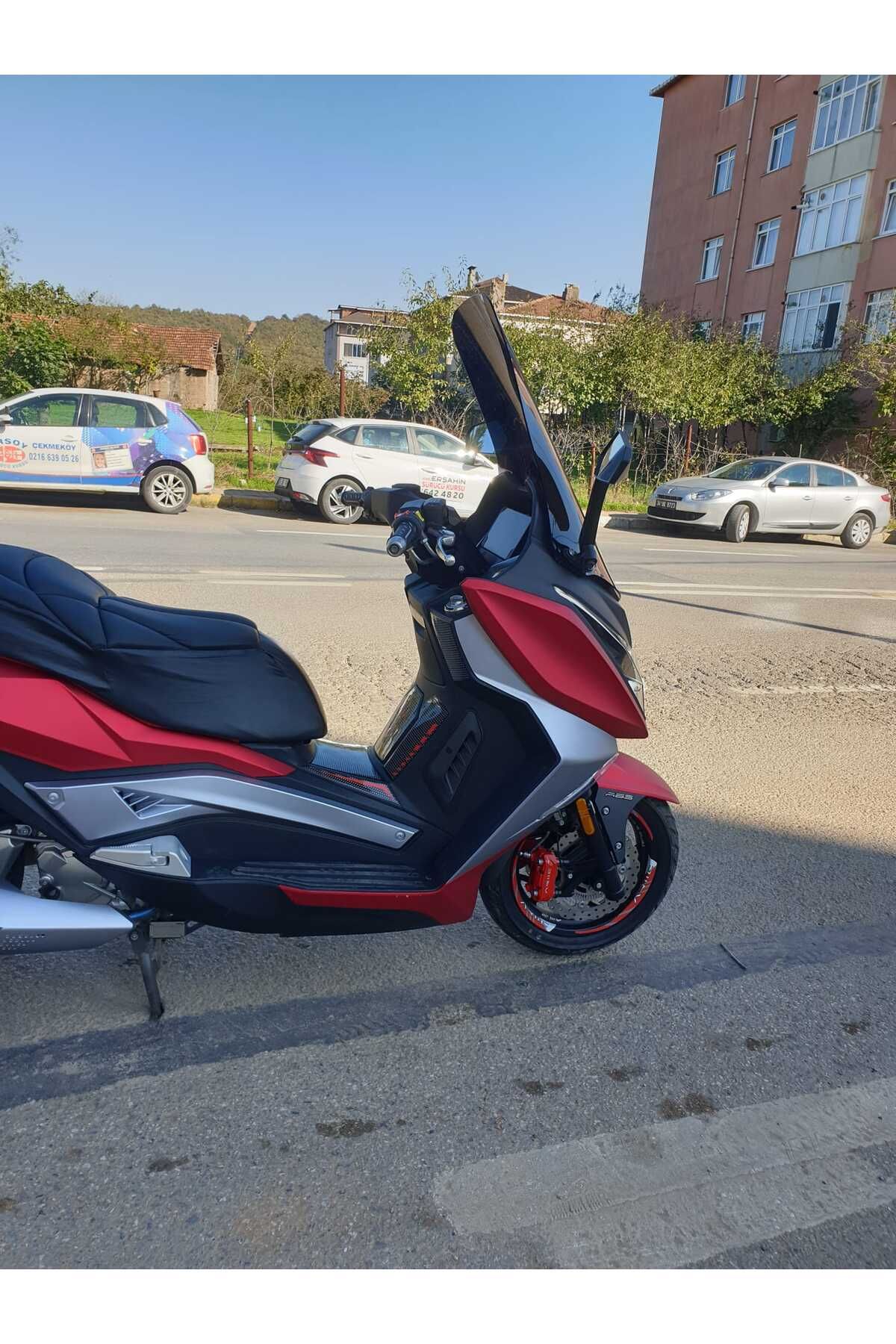 Ariic Chief 318 Siperlik Ön Cam 2023-2025 Model 75cm Siyah Renkli 4mm UZUN CAM