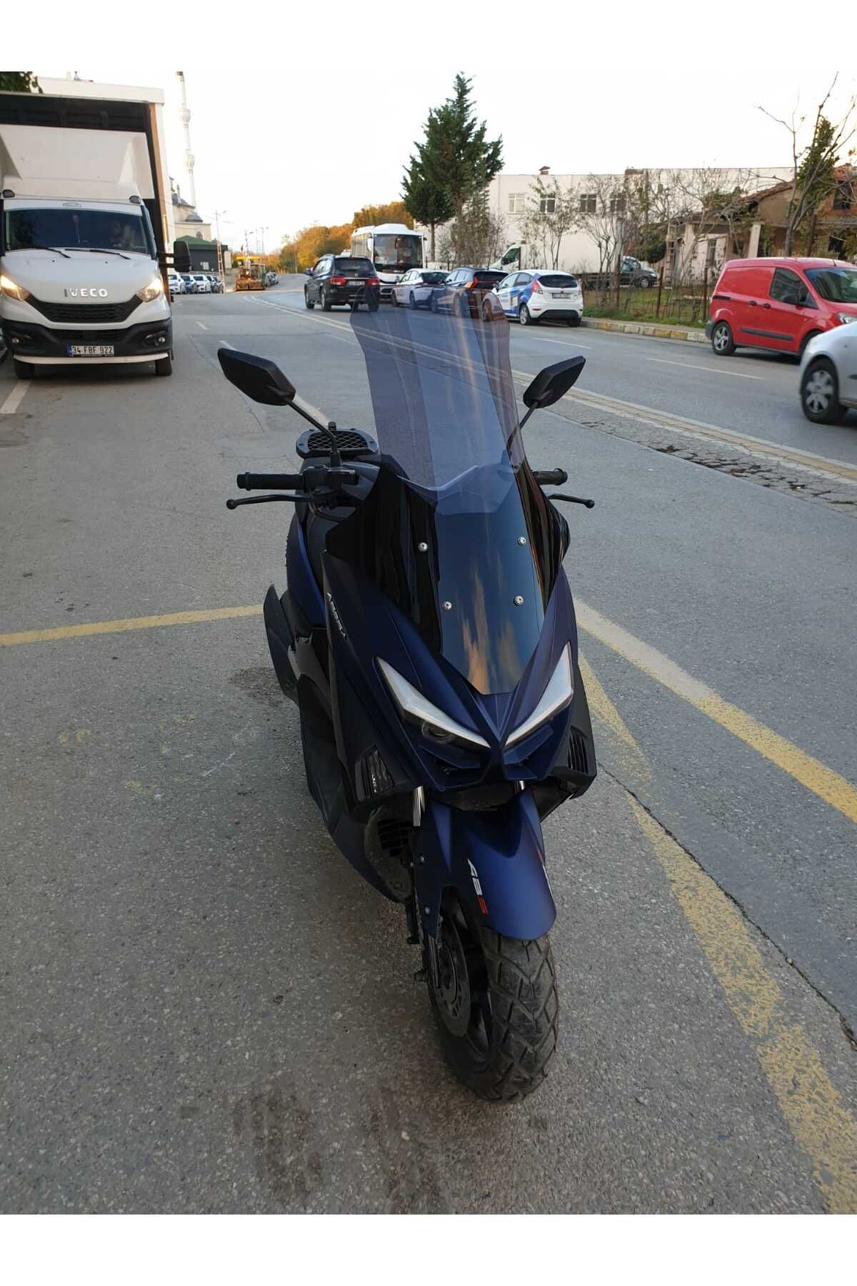 Arora Max T 150 Siperlik Ön Cam 2022-2025 Model 78cm Füme Renkli 4mm UZUN CAM