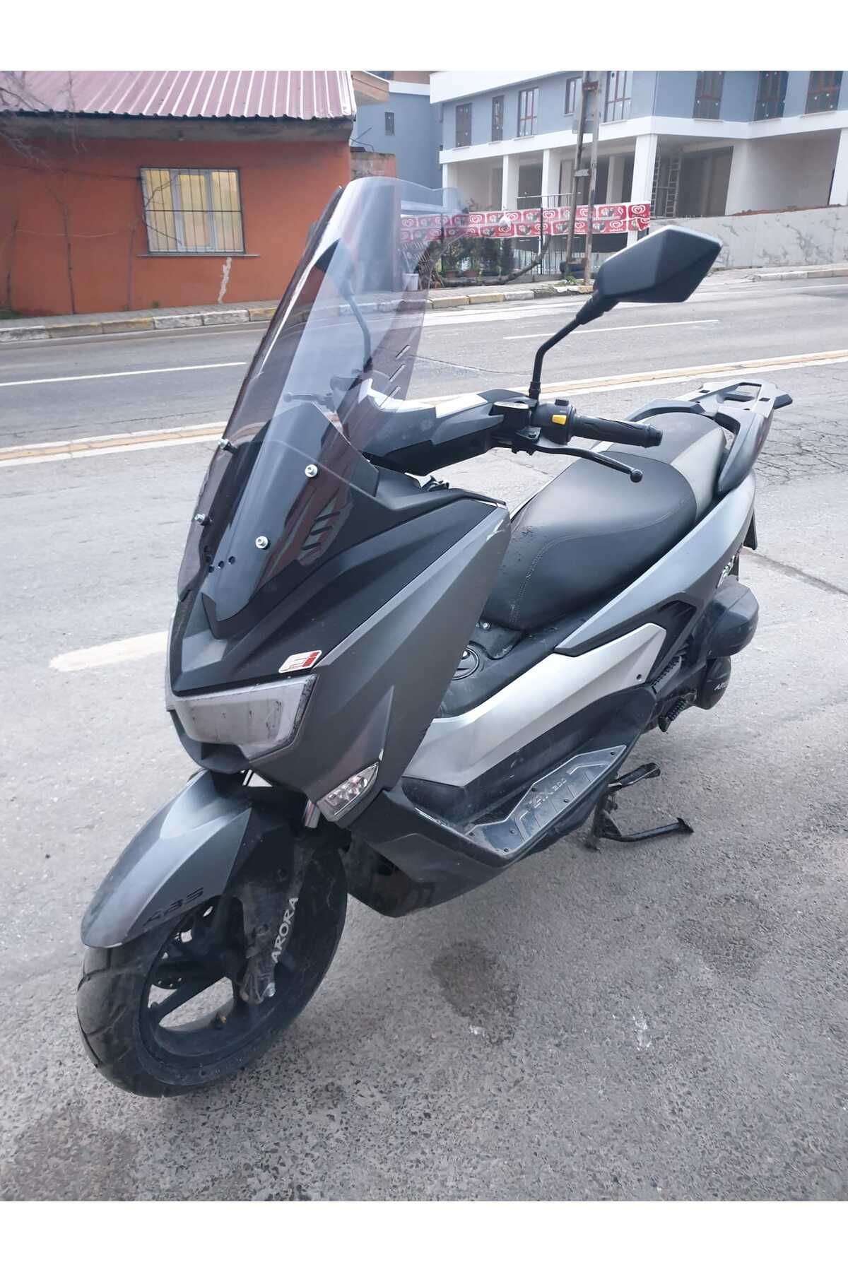 Arora ZRX 200 Siperlik Ön Cam 2022 Model 65cm Füme Renkli 4mm ORTA BOYLU CAM