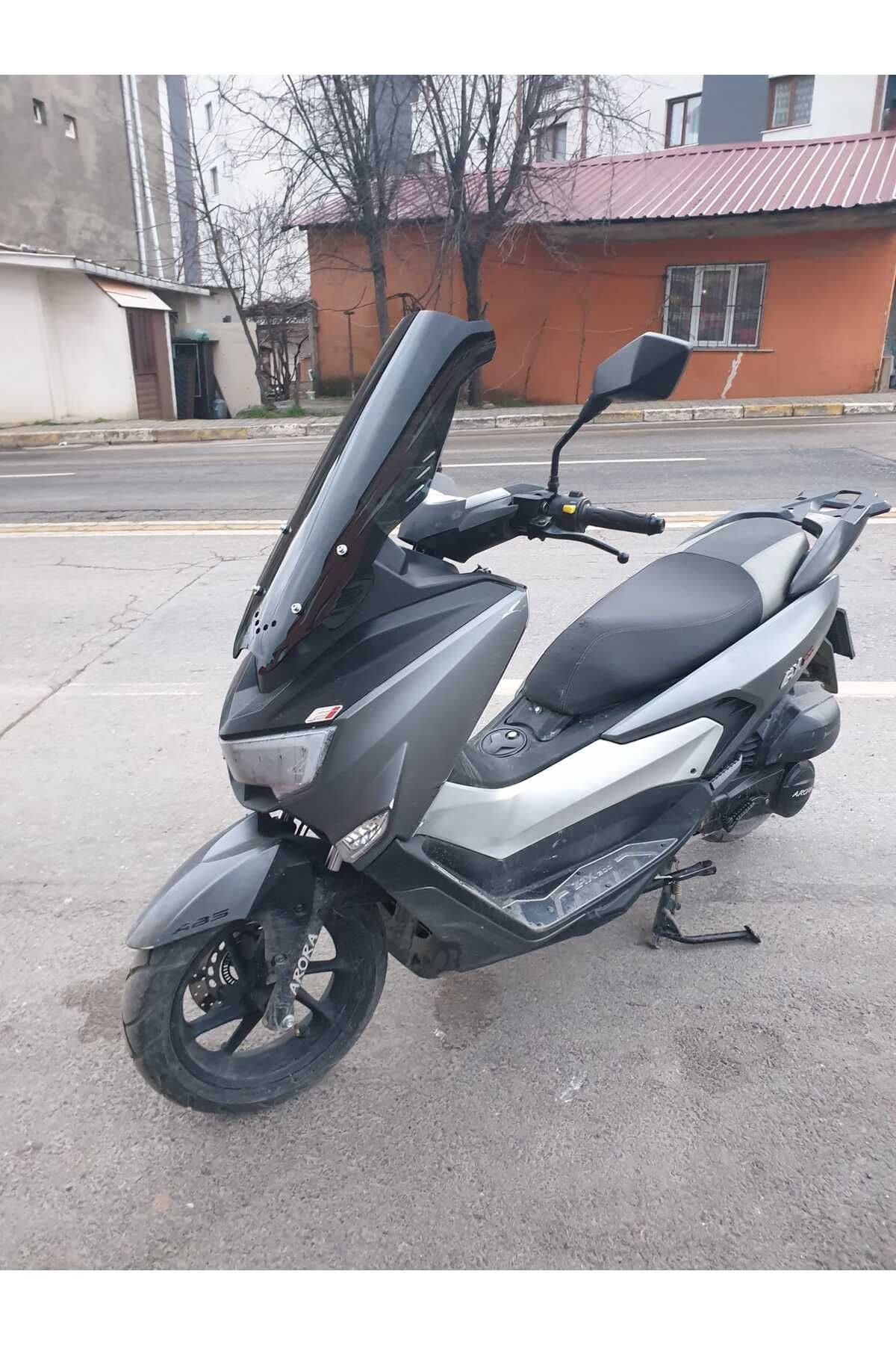 Arora ZRX 200 Siperlik Ön Cam 2022 Model 75cm Siyah Renkli 4mm UZUN CAM