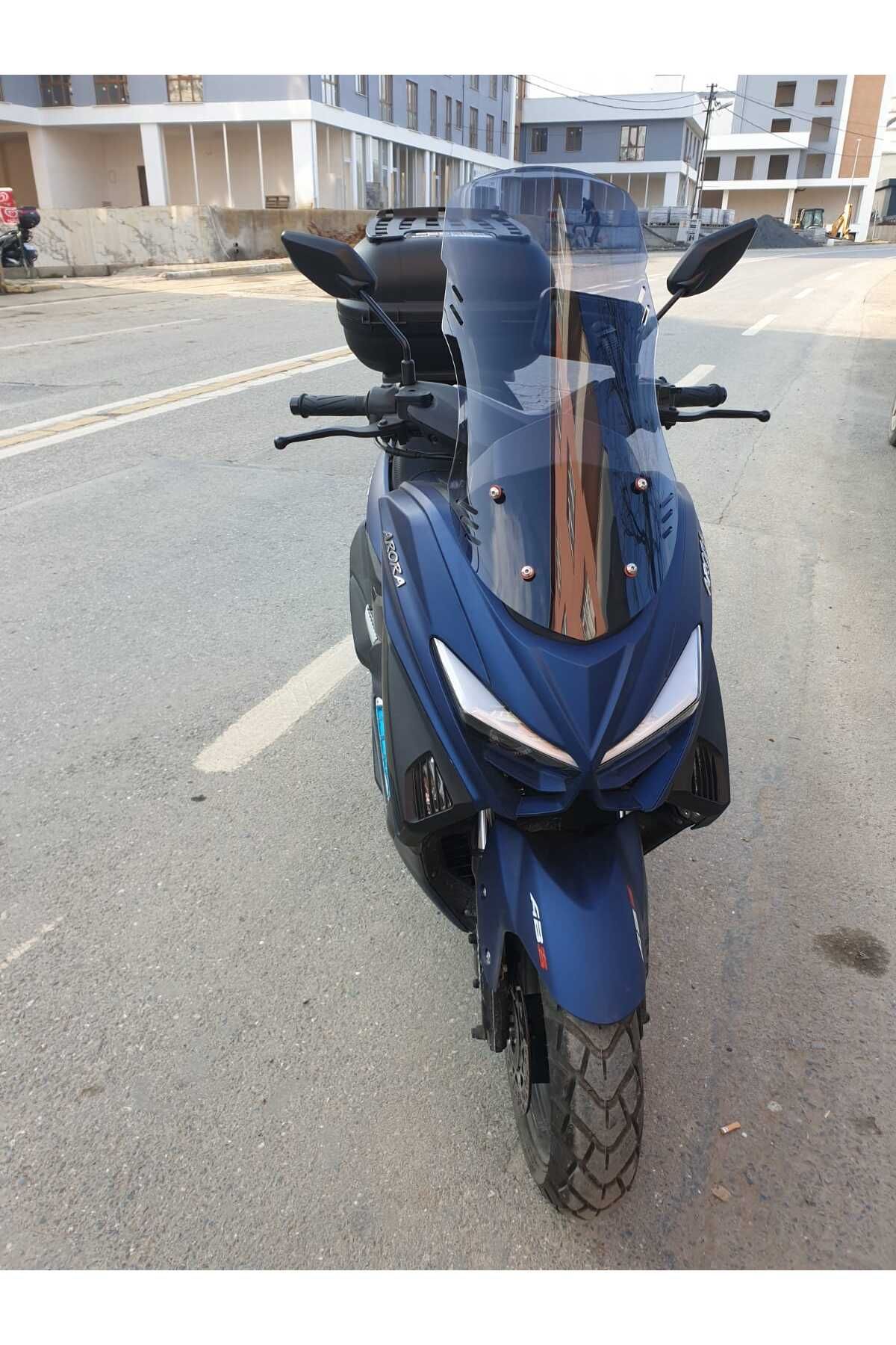 Arora Max T 150 Siperlik Ön Cam 2022-2025 Model 65cm Füme Renkli 4mm ORTA BOYLU CAM