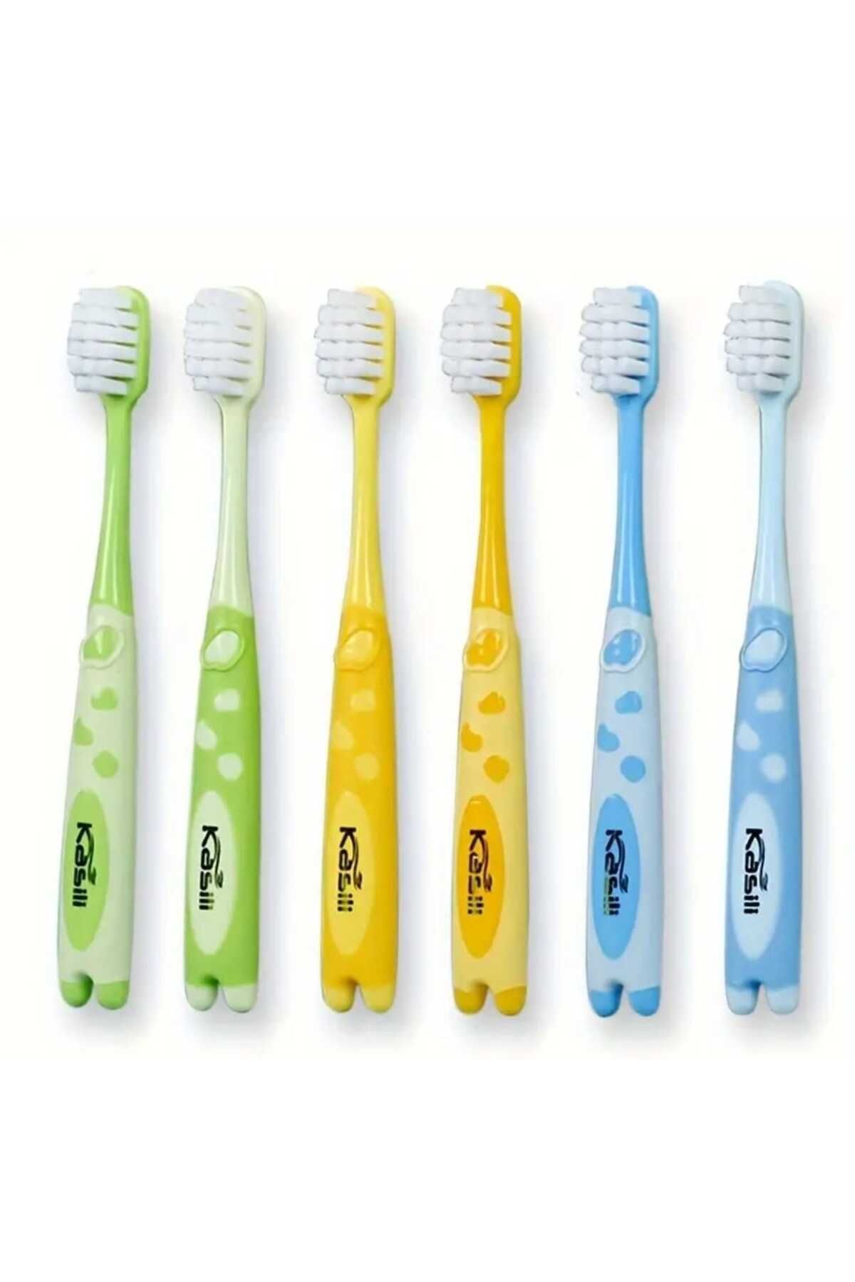 Vagonik-Green Color Children's Toothbrush - 10000 Bristles 3